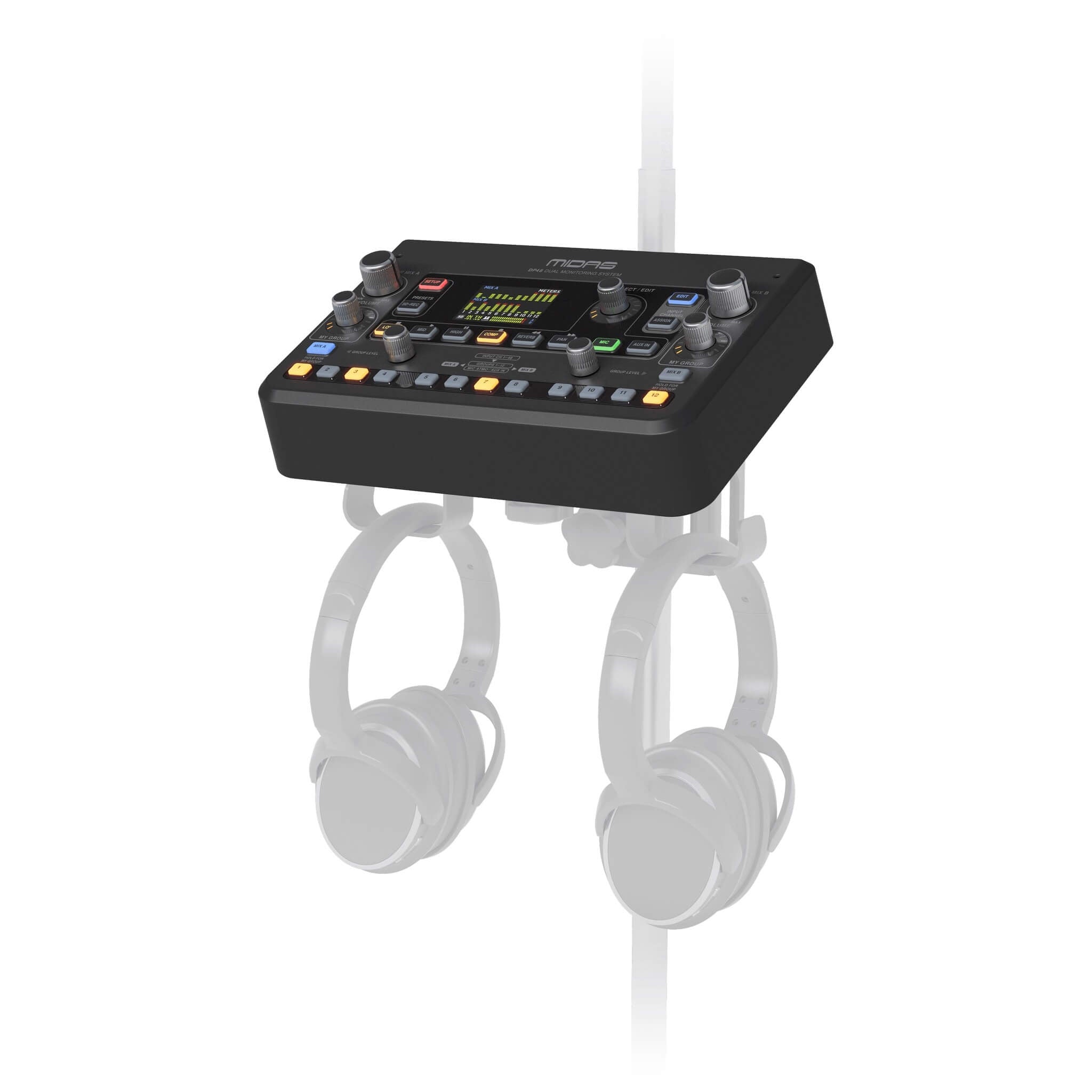 Midas DP48 - Dual 48-Channel Personal Monitor Mixer, mounted