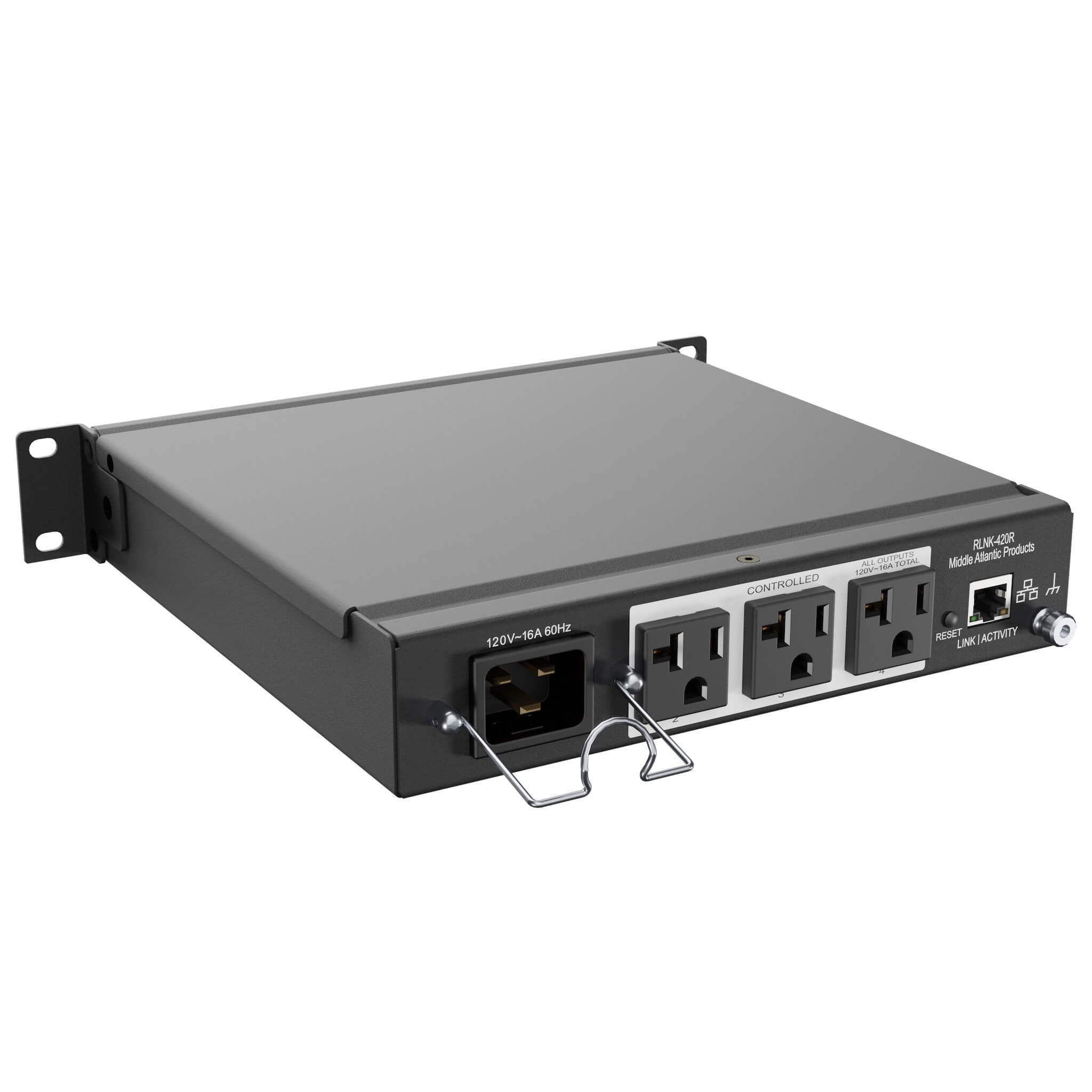 Middle Atlantic RLNK-420R - 20A Select PDU with RackLink, rear