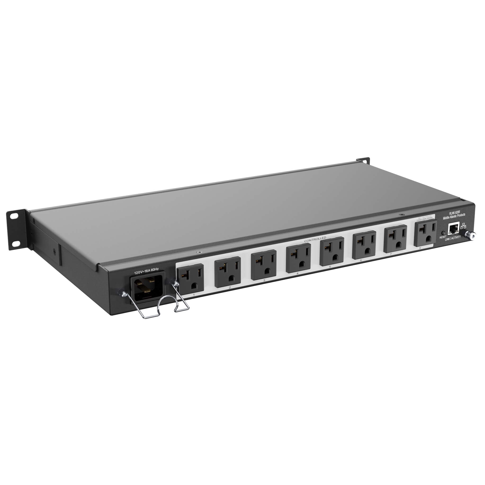 Middle Atlantic RLNK-920R - 20A Select PDU with RackLink, rear