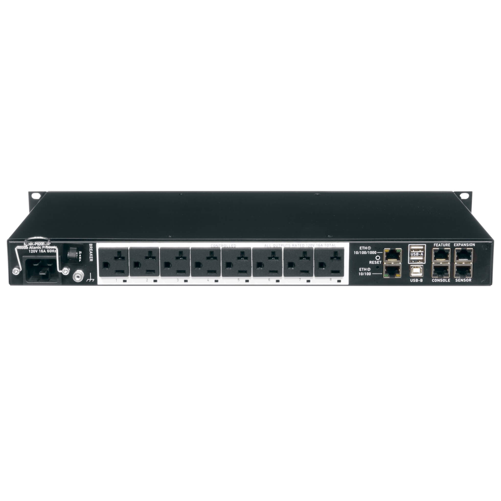 Middle Atlantic RLNK-P920R-SP - 20A Premium+ PDU with RackLink, rear