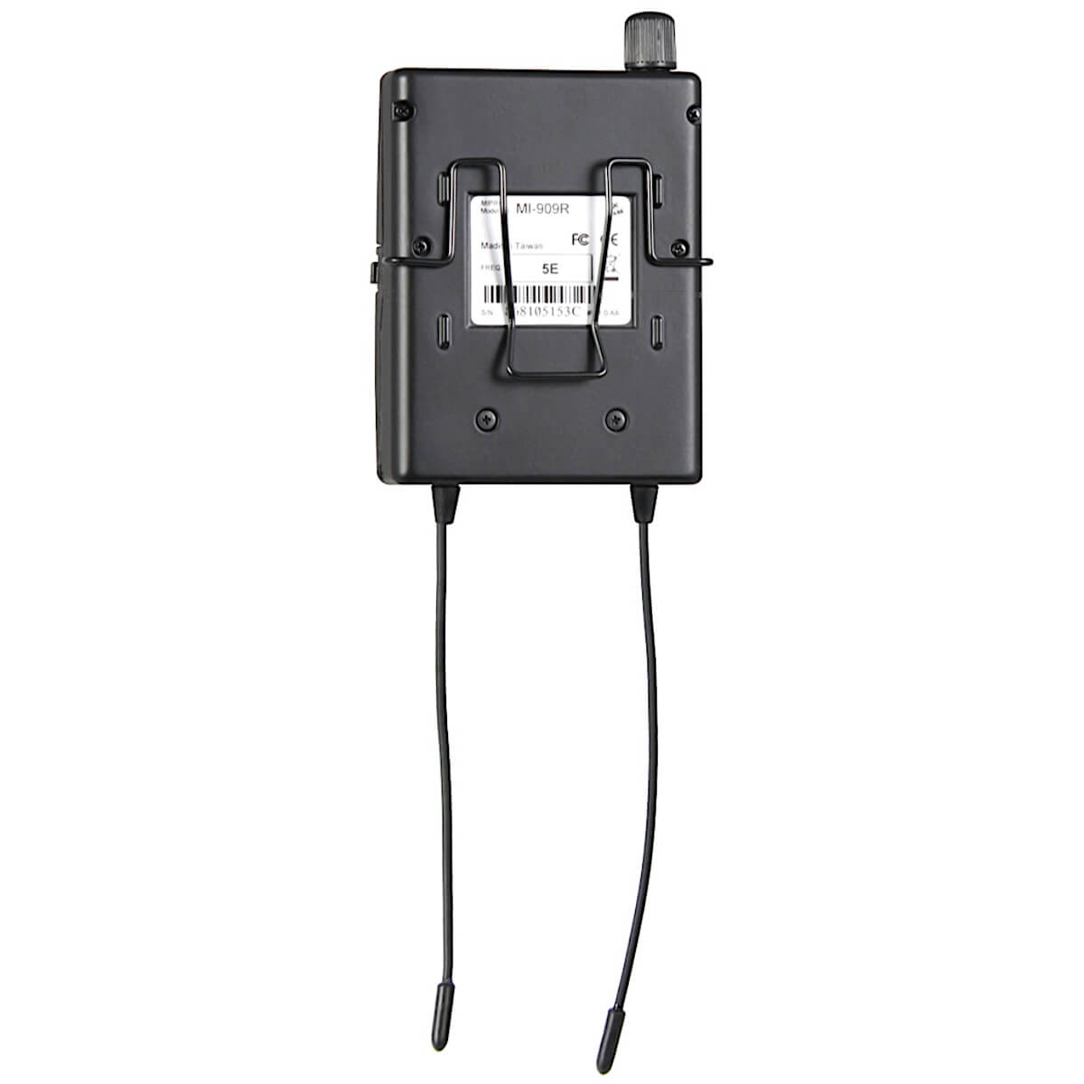 MIPRO MI-909R - UHF Digital Stereo Bodypack Receiver, rear