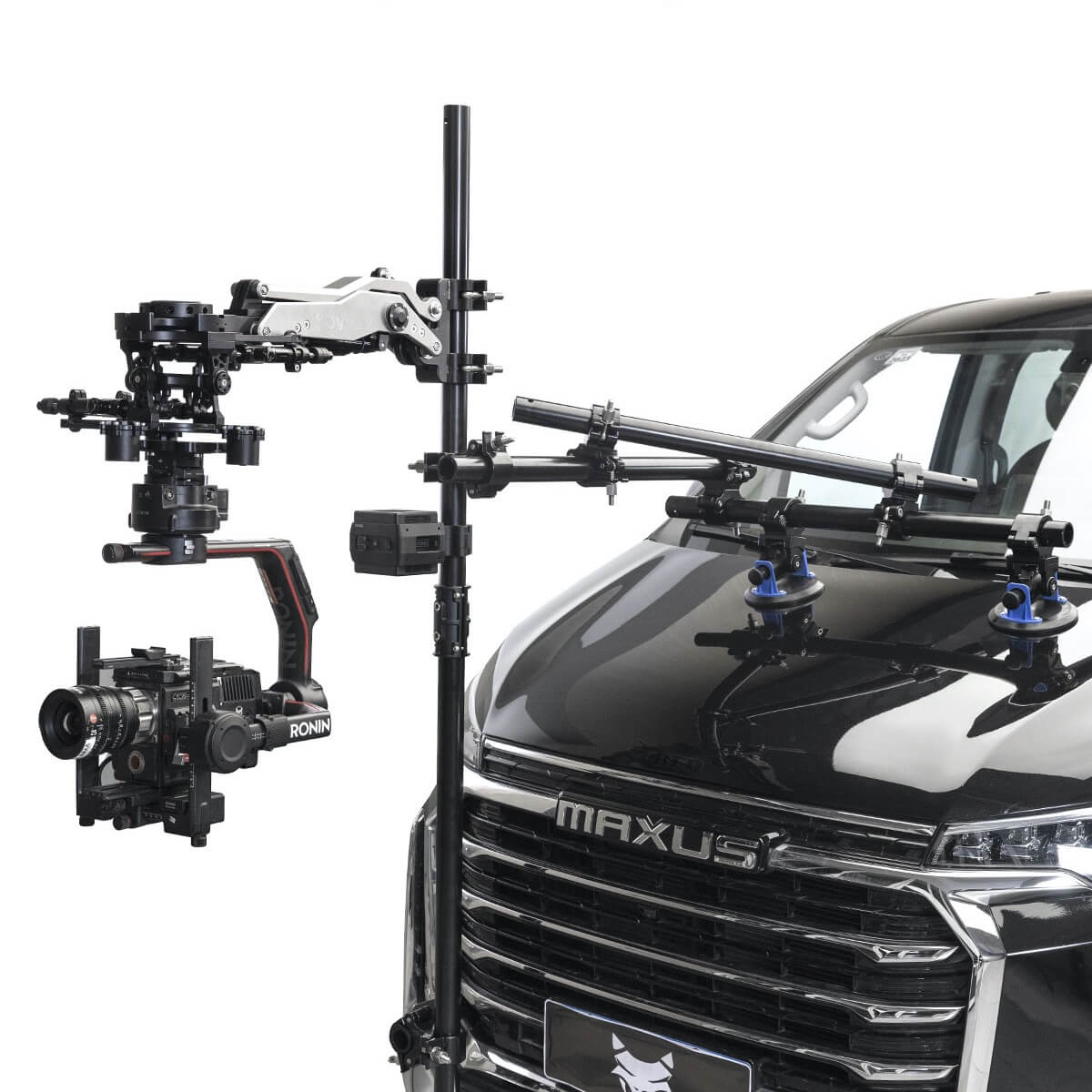 MovMax 45mm Car Mounting System Pro Kit - Mobile Camera Mount, front