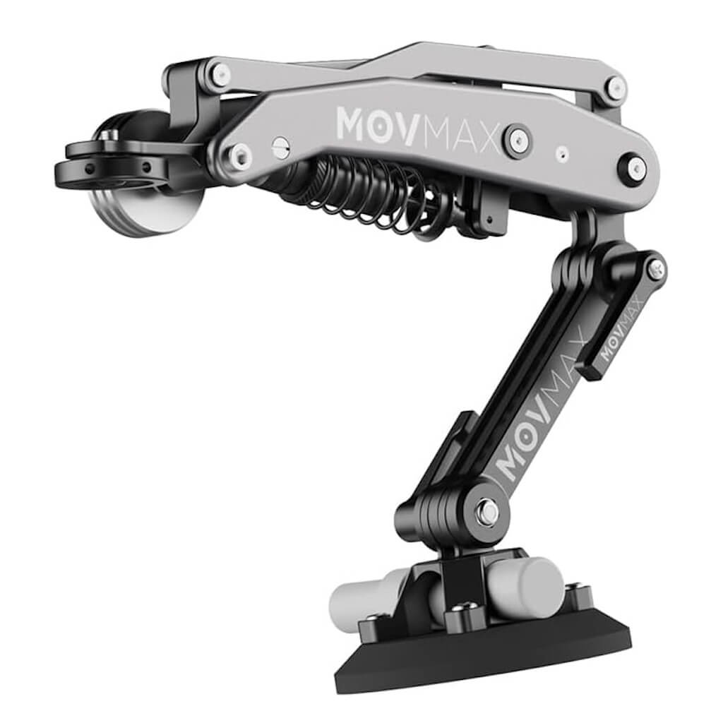 Movmax Blade Arm - Vehicle-Mounted Vibration Reducing Camera Mount, front angle