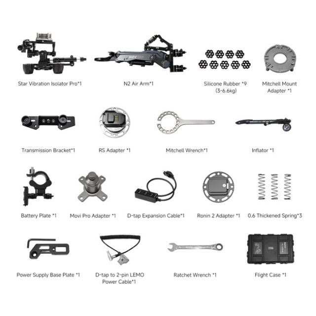 Movmax N2 Air Arm 2024 - Shock Absorption Camera Mounting System, included