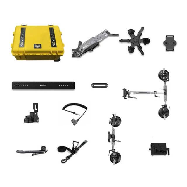 Movmax Razor Arm - Vehicle-Mounted Air Shock Absorption Camera Mount, kit