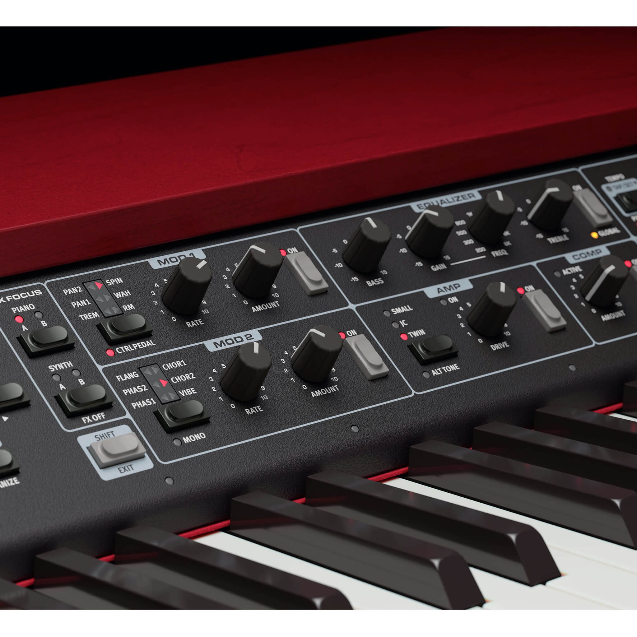 Nord Grand 2 - 88-note Kawai Responsive Hammer Action Keyboard, effect section