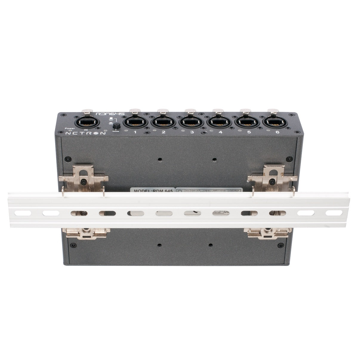 Obsidian Netron RDM 645 - 6-port RJ45 DMX/RDM Splitter, mount