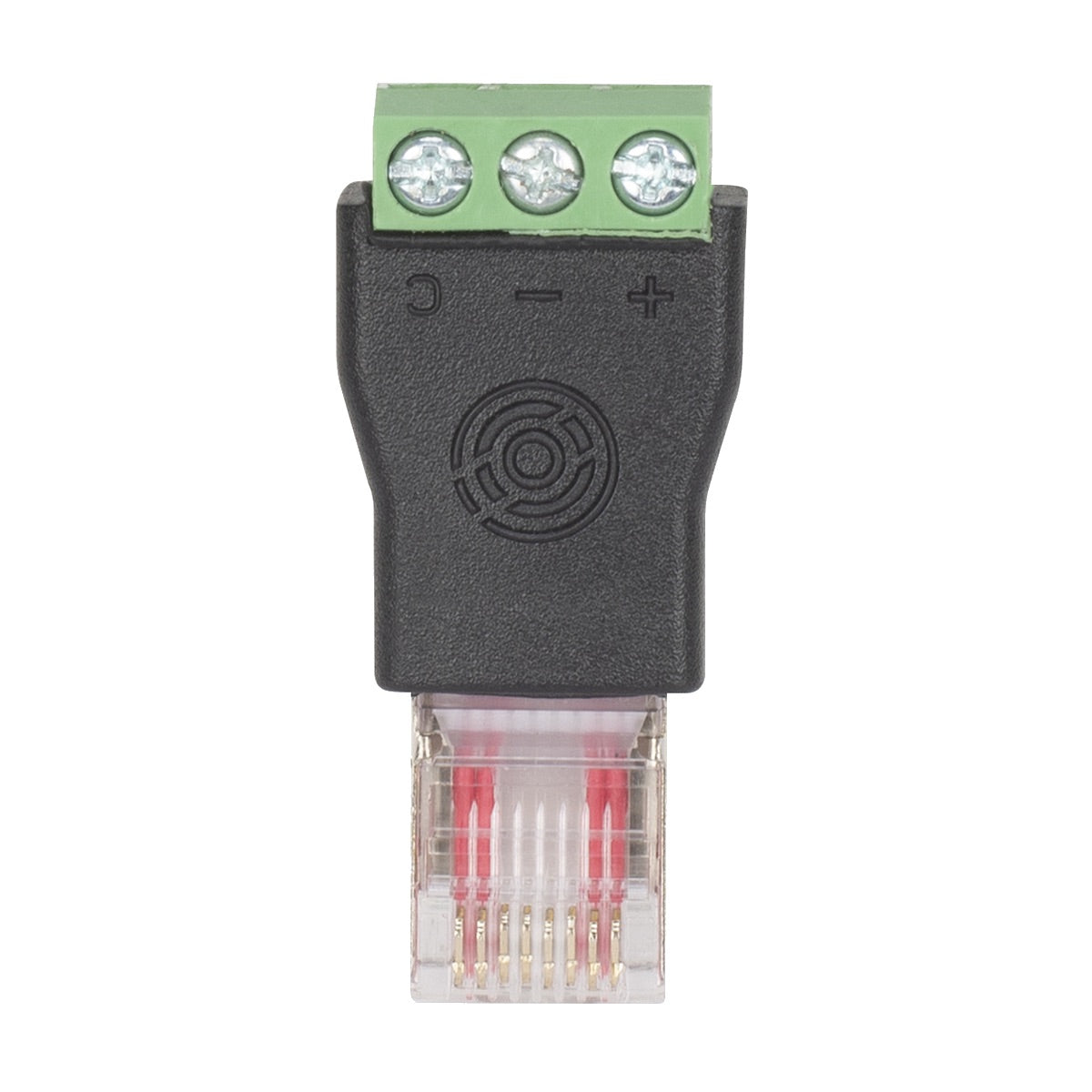 Obsidian Netron RJ-T - RJ45 to Terminal Block DMX Adaptor, top