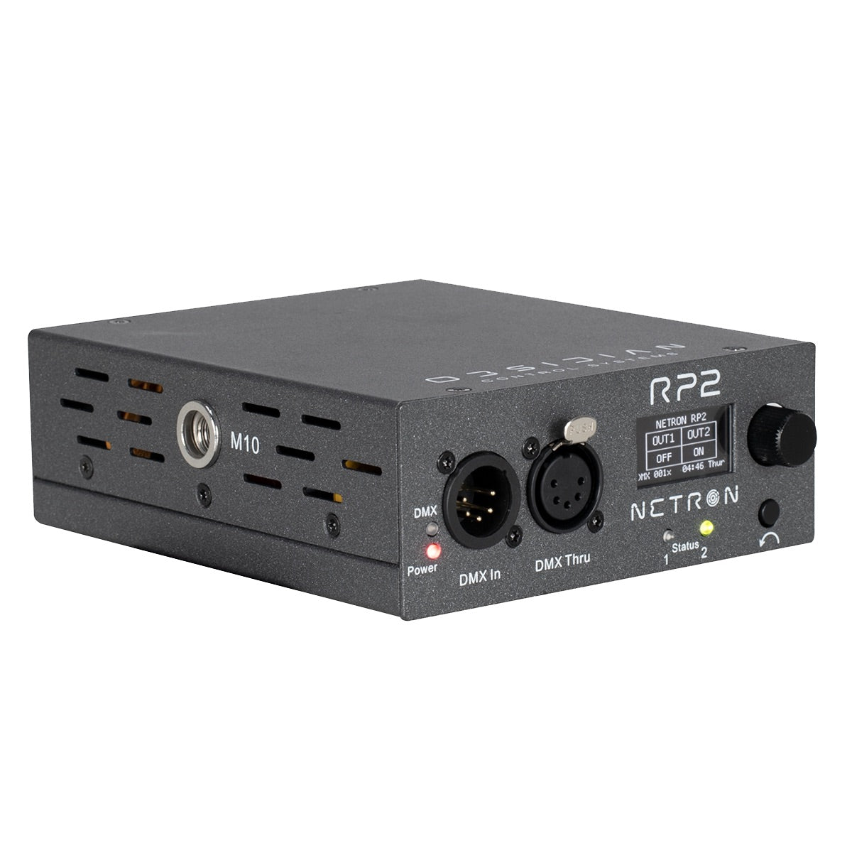 Obsidian Netron RP2 - Intelligent 15A 2-way DMX/RDM Power Relay, right