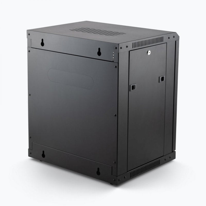 On-Stage RKD1200 - 12U Wall-Mount Knock-Down Rack, rear angle