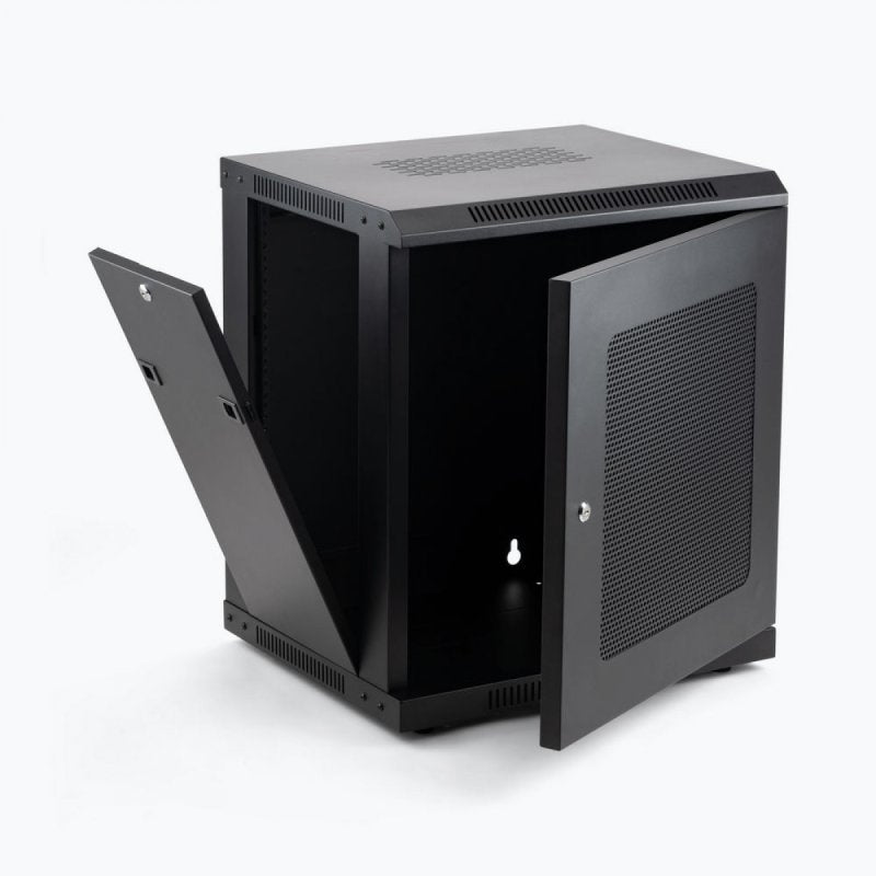 On-Stage RKD1200 - 12U Wall-Mount Knock-Down Rack, open