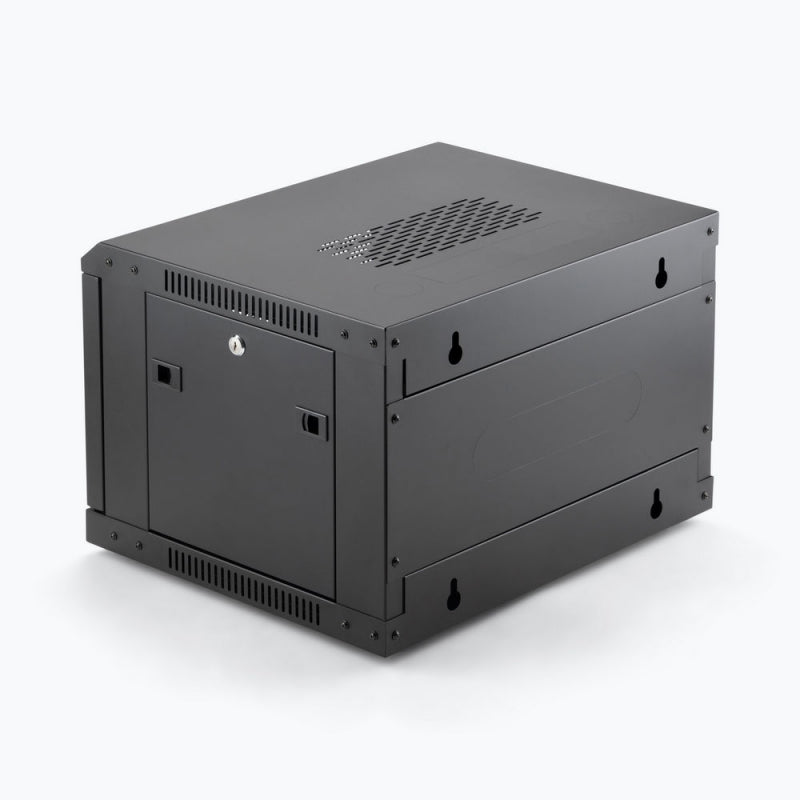 On-Stage RKD6000 - 6U Wall-Mount Knock-Down Rack, rear angle