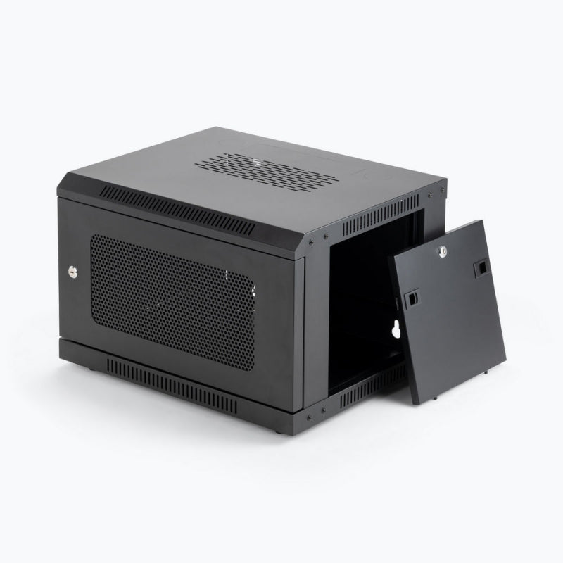 On-Stage RKD6000 - 6U Wall-Mount Knock-Down Rack, side door