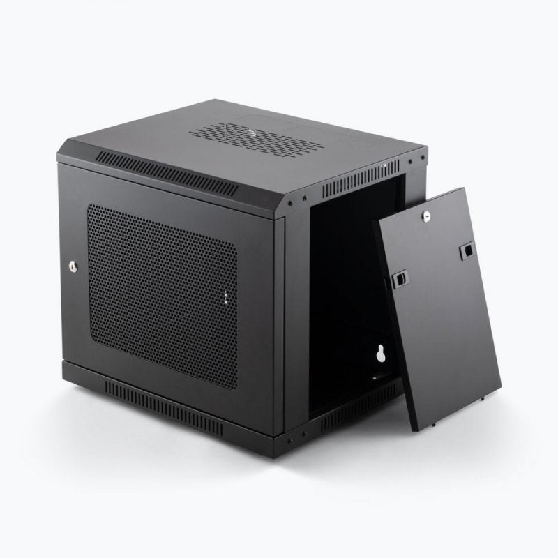 On-Stage RKD9000 - 9U Wall-Mount Knock-Down Rack, side door