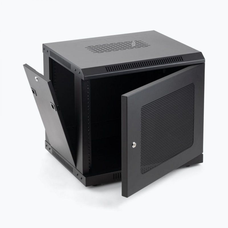 On-Stage RKD9000 - 9U Wall-Mount Knock-Down Rack, open