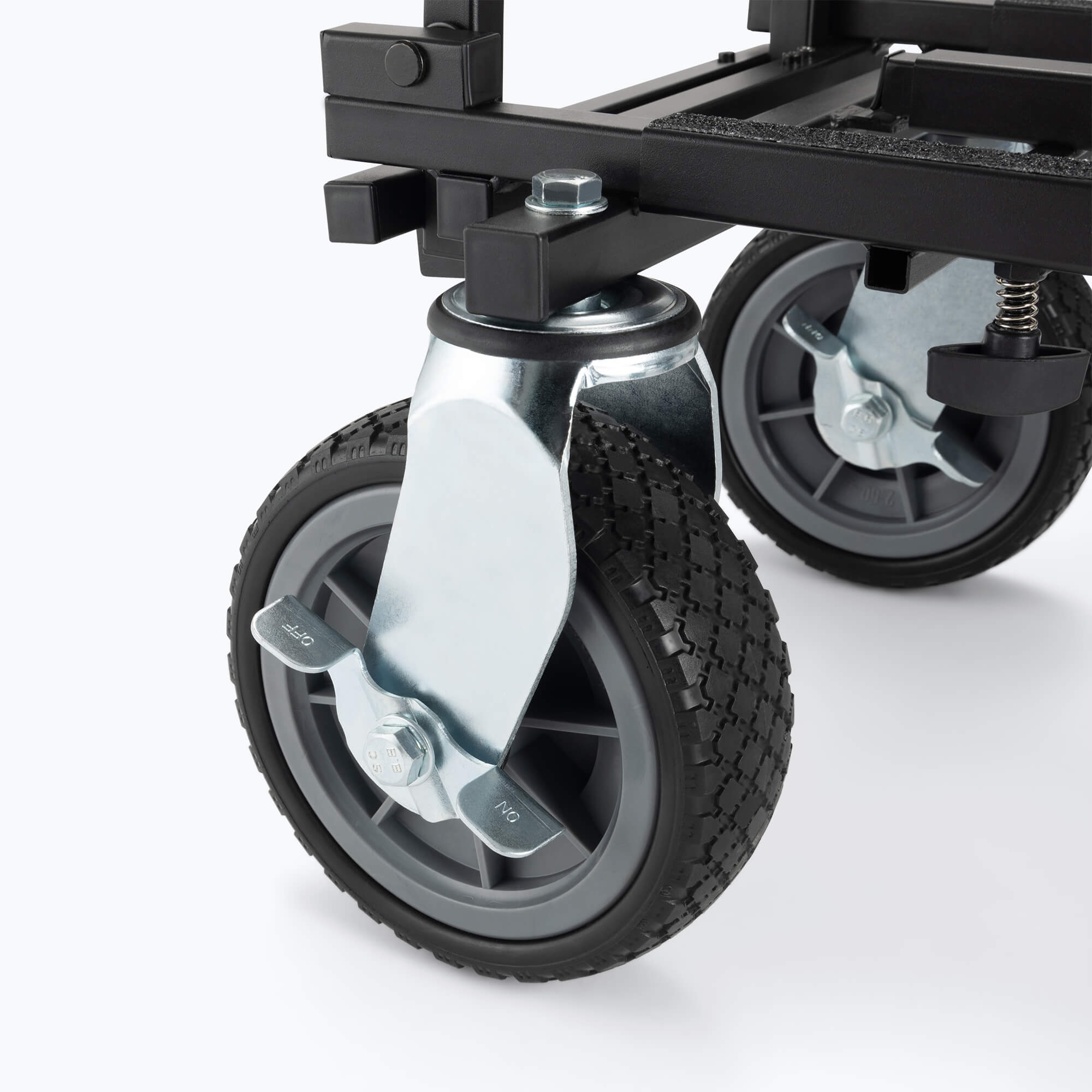 On-Stage UTC5500 All-Terrain Utility Cart, 360° swivel casters