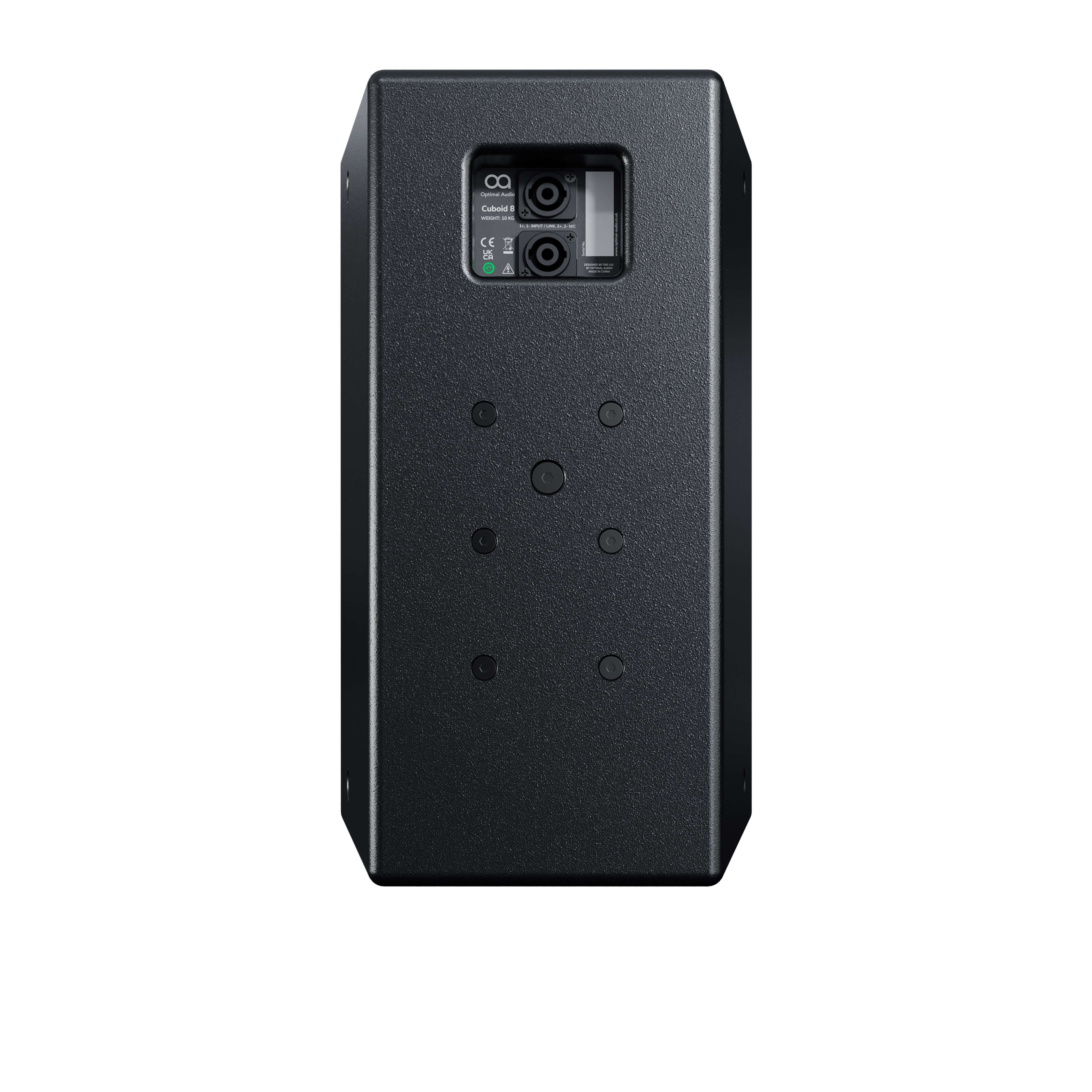 Optimal Audio Cuboid 8 - 8-inch 2-Way Passive Loudspeaker, rear