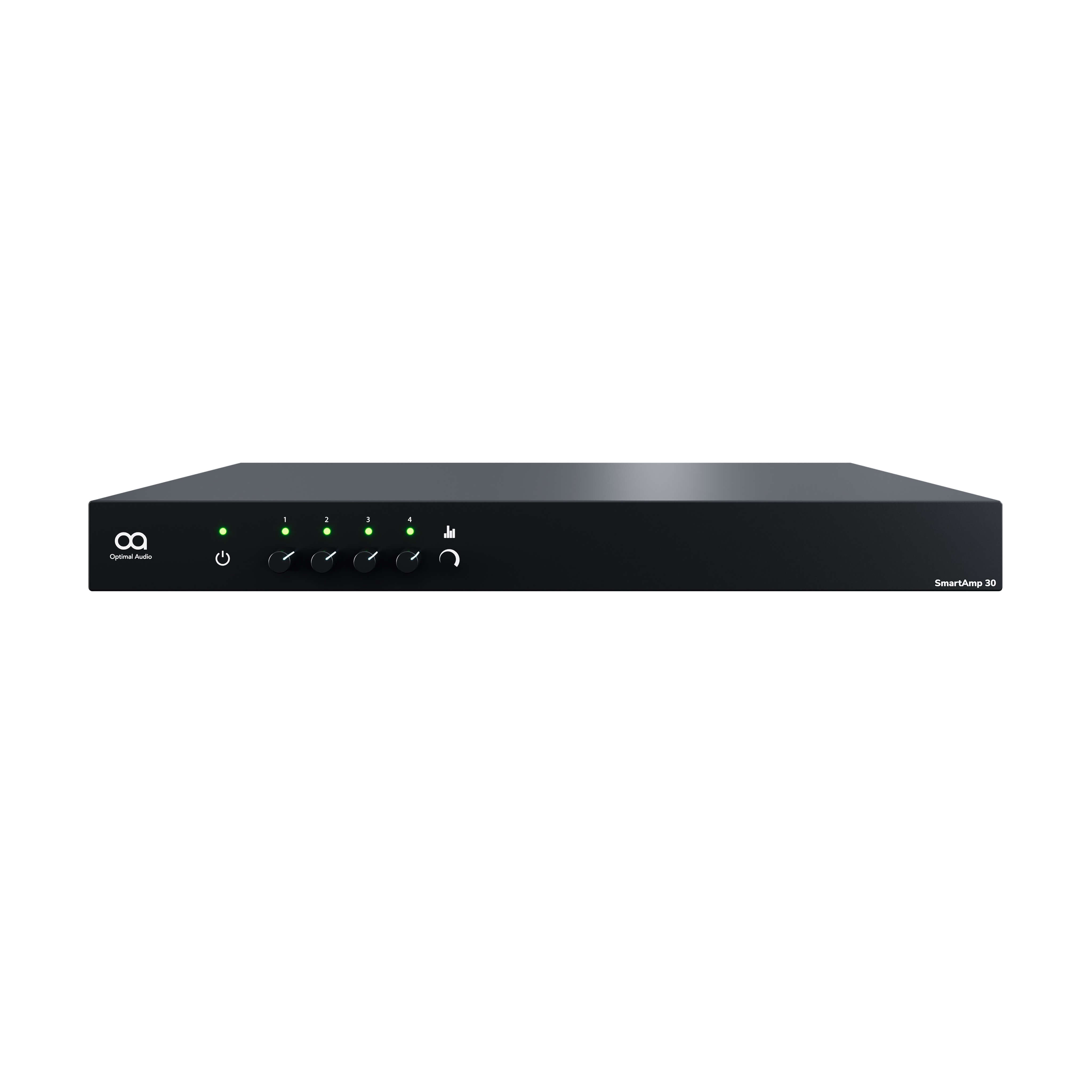 Optimal Audio SmartAmp 30 - 4 x 250W Amplifier with Integral DSP, front