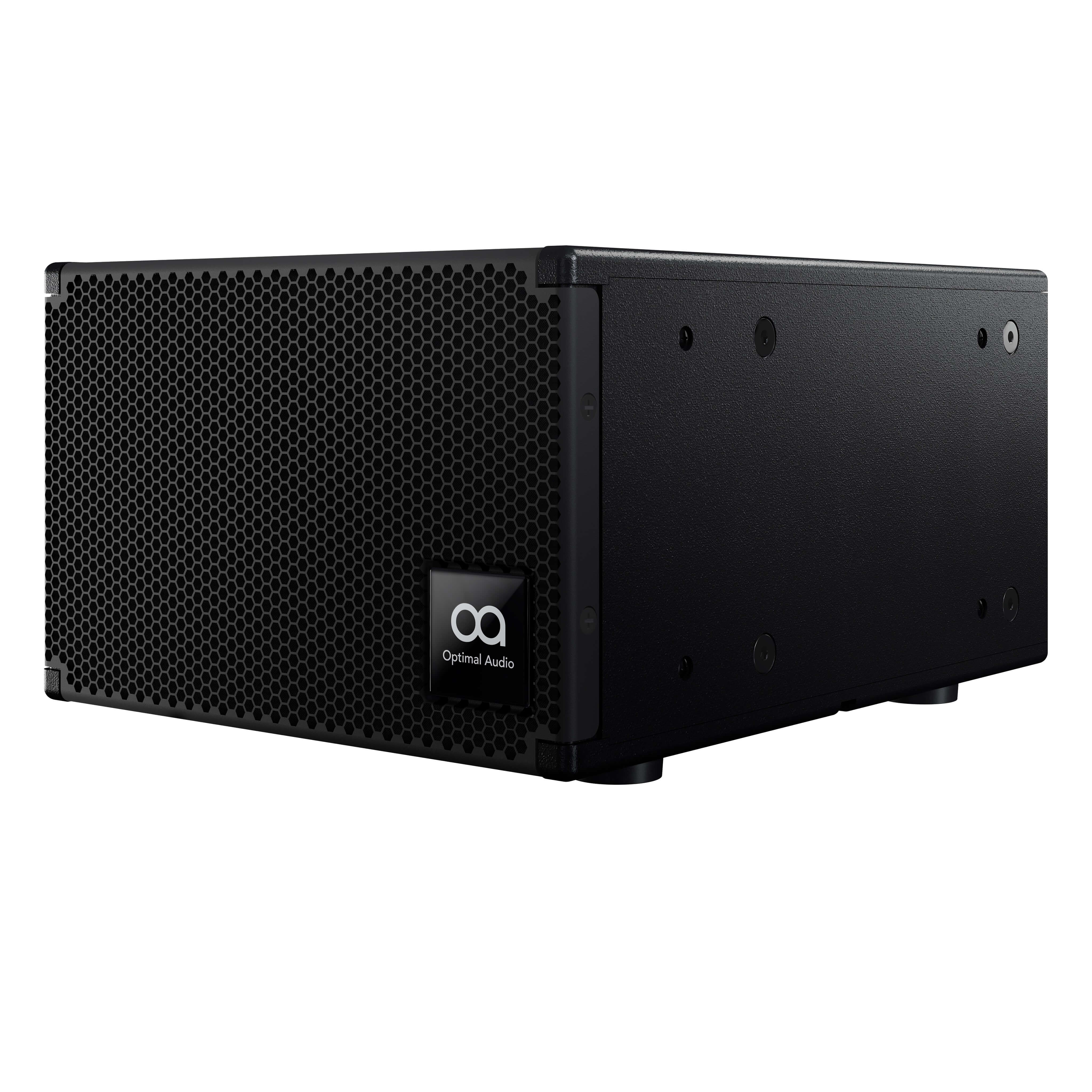 Optimal Audio Sub 6 - 6-inch Passive Subwoofer, Ultra-Compact, front (black)