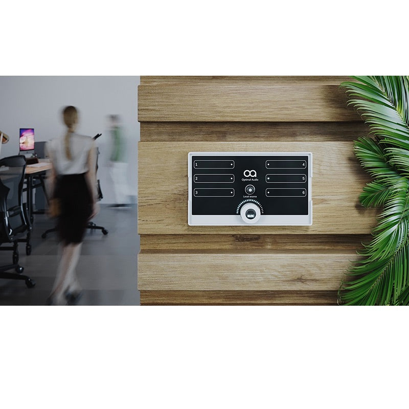 Optimal Audio ZonePad 1 - Single Zone Wall Controller, lifestyle