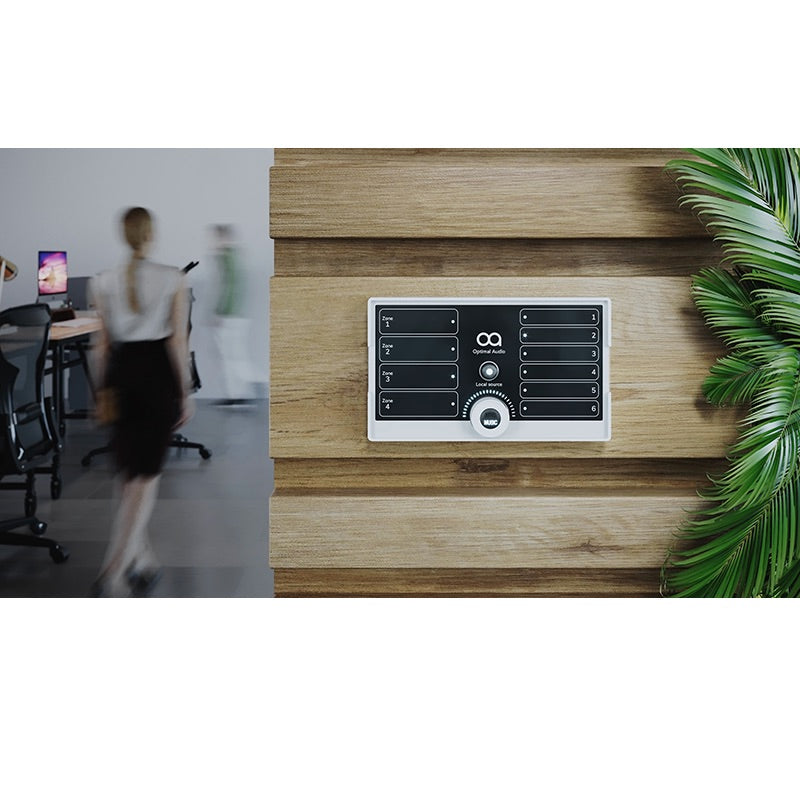 Optimal Audio ZonePad 4 - Four Zone Wall Controller, lifestyle