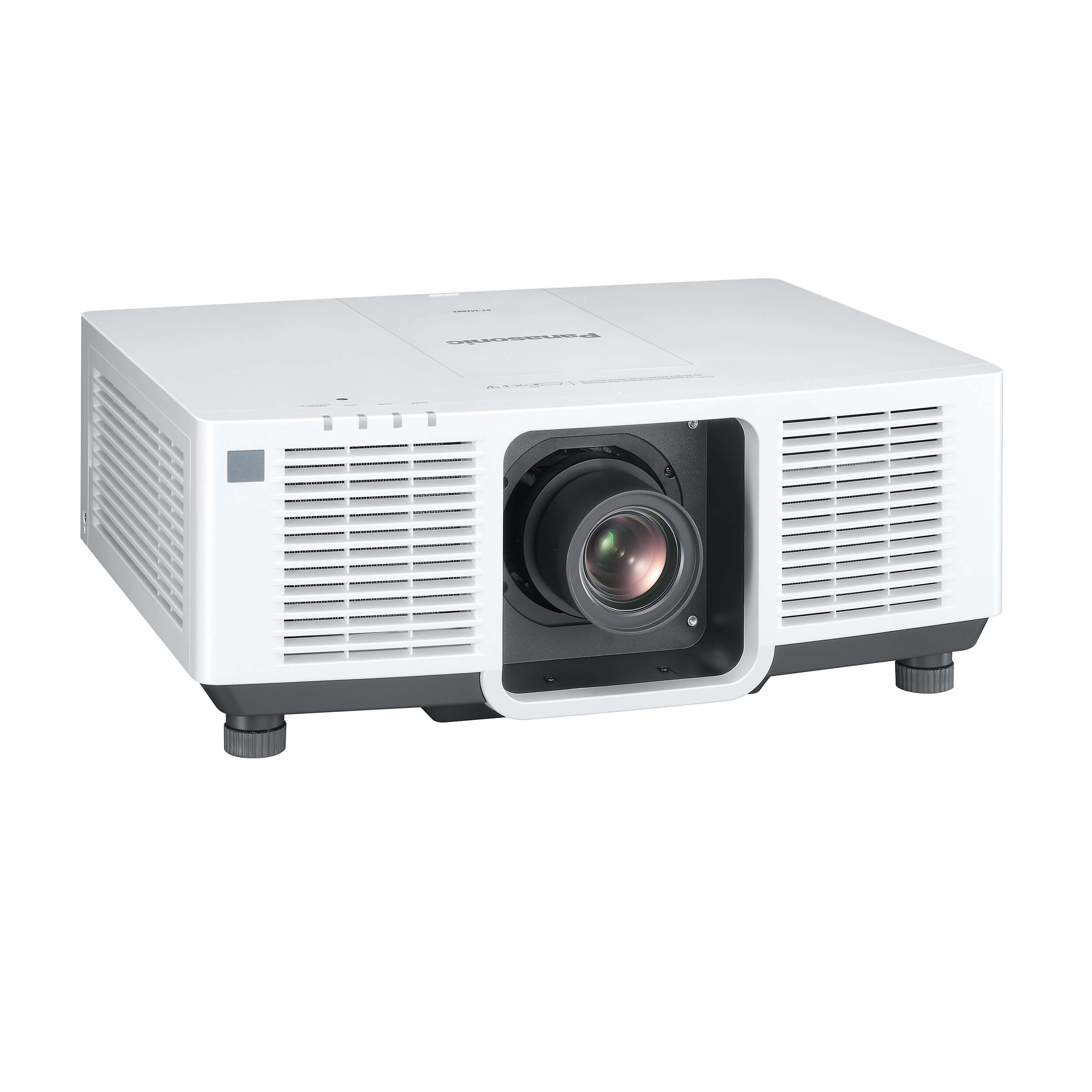 Panasonic PT-MZ882 Series - 3LCD Laser WUXGA Projector, white, slant right