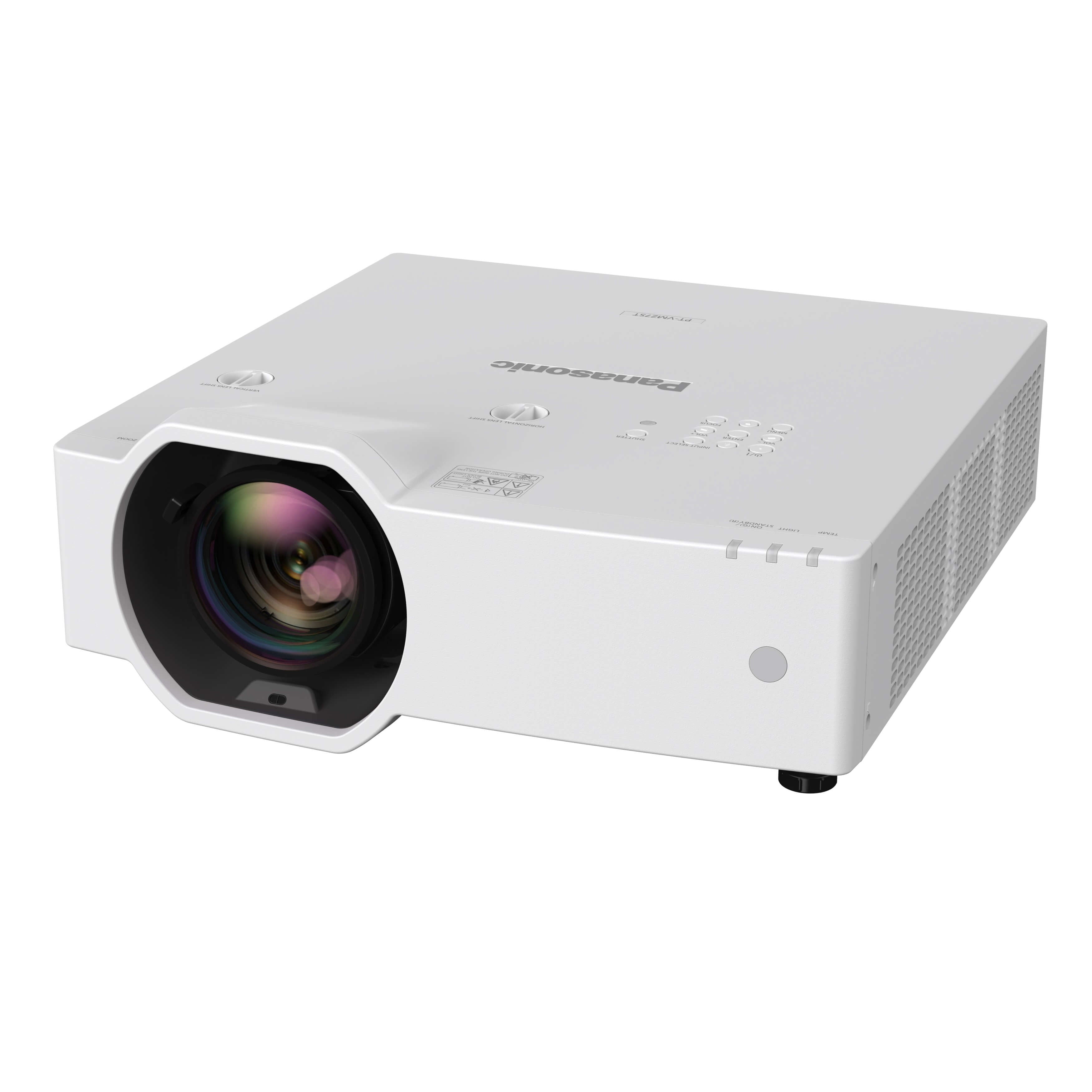 Panasonic PT-VMZ7ST Series - Short-Throw 3LCD Laser WUXGA Projector, angle