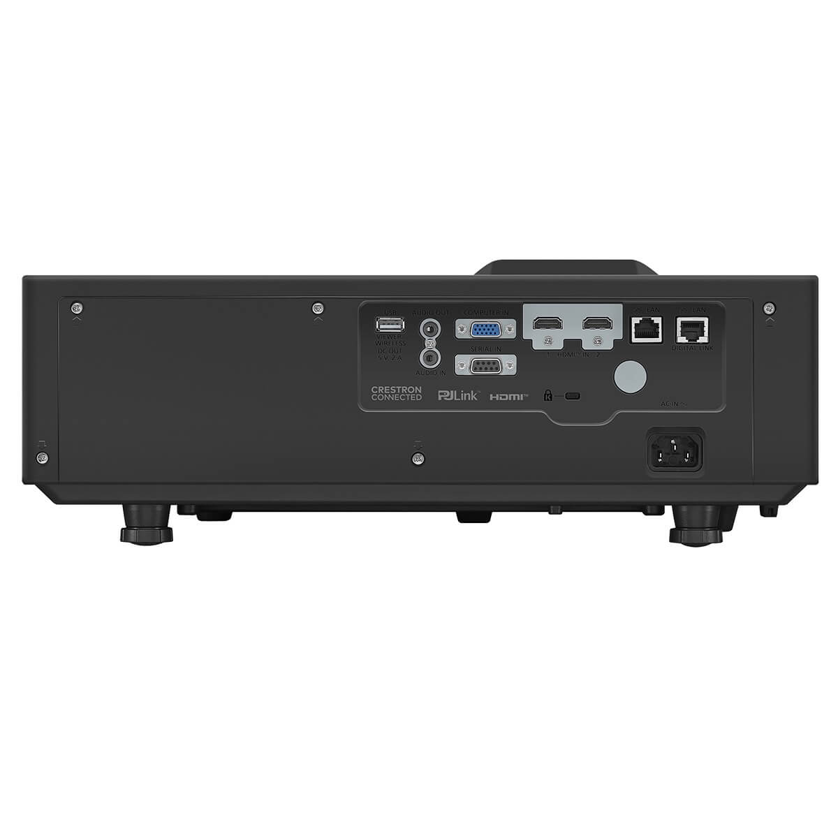 Panasonic PT-VMZ7STB Series - Short-Throw 3LCD Laser WUXGA Projector, rear