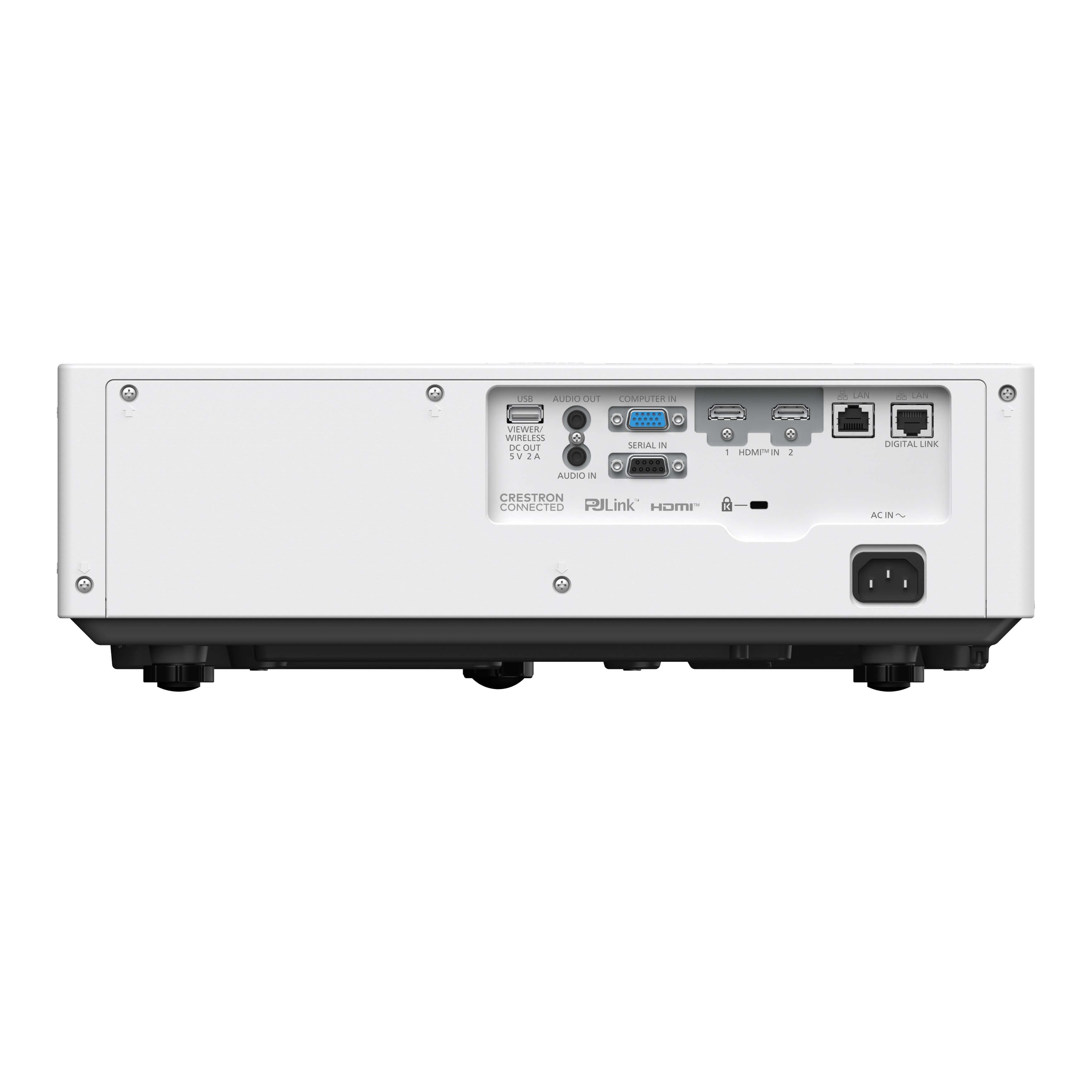 Panasonic PT-VMZ82 Series - 3LCD Laser WUXGA Projector, rear