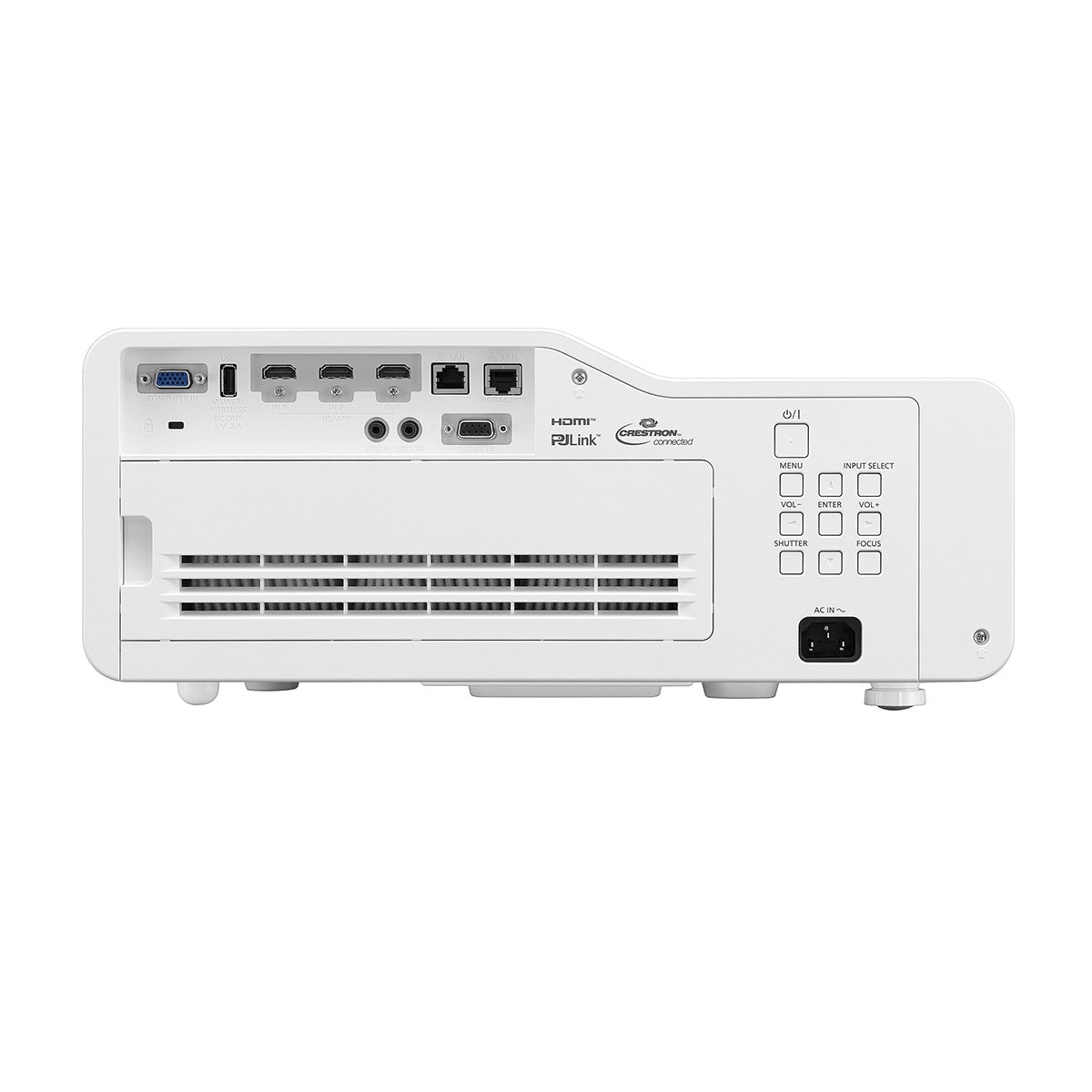 Panasonic PT-CMZ50U - Ultra-Short Throw LCD Laser WUXGA Projector, side control