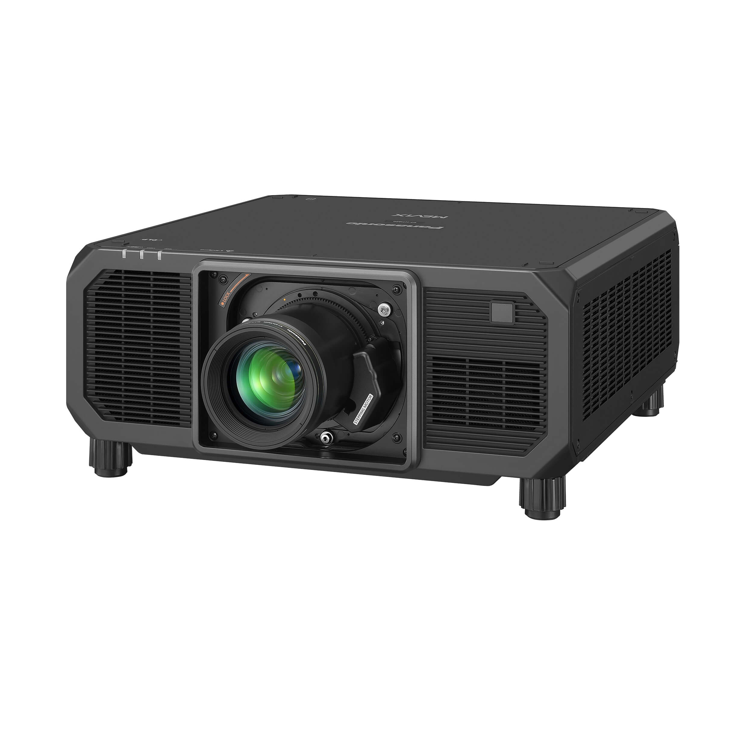Panasonic PT-HTQ20U - 1-Chip DLP 4K Laser Projector (lens not included), angled