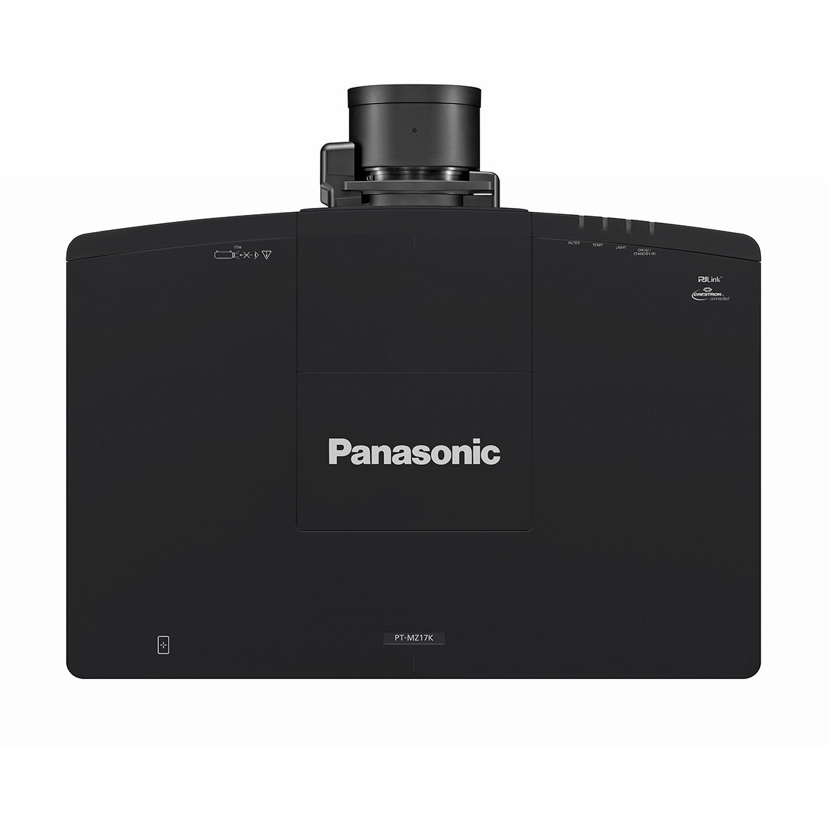 Panasonic PT-MZ17KLBU - 3LCD Laser WUXGA Projector, Lens not included, top