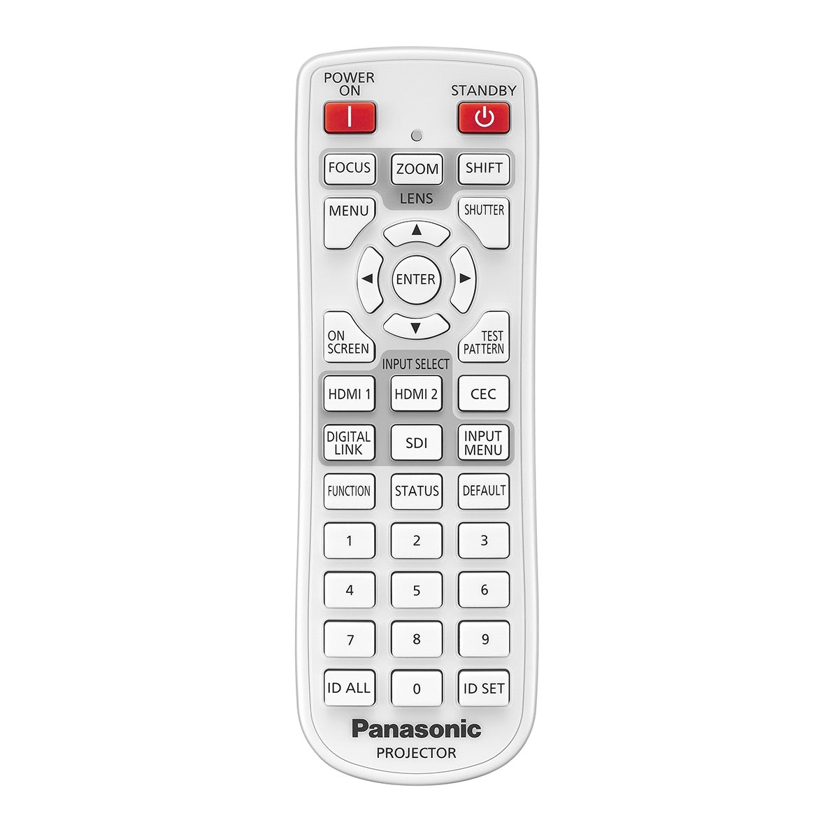 Panasonic PT-MZ20K Series - 3LCD Laser WUXGA Projector, remote