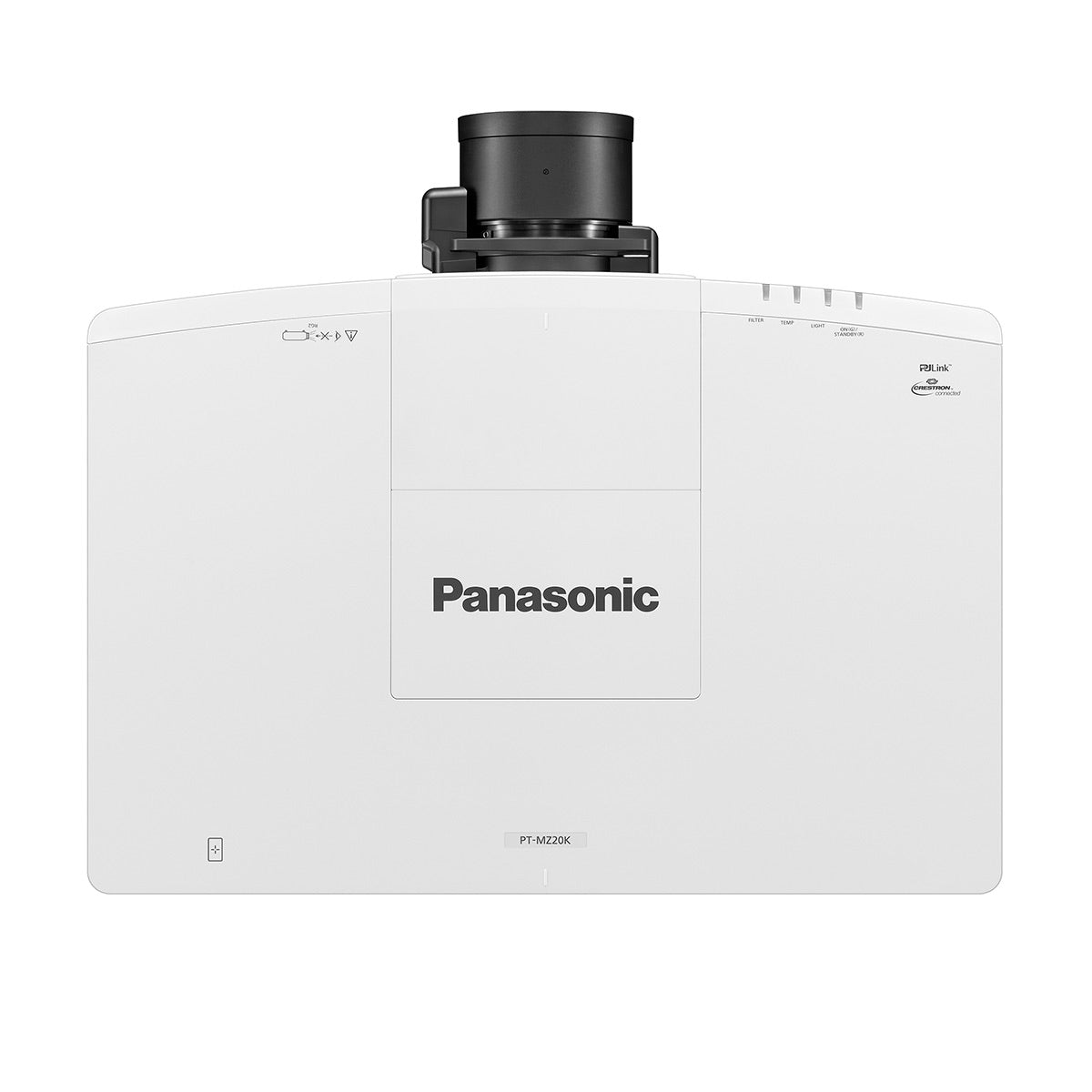 Panasonic PT-MZ20KLWU - 3LCD Laser WUXGA Projector, Lens not included, top