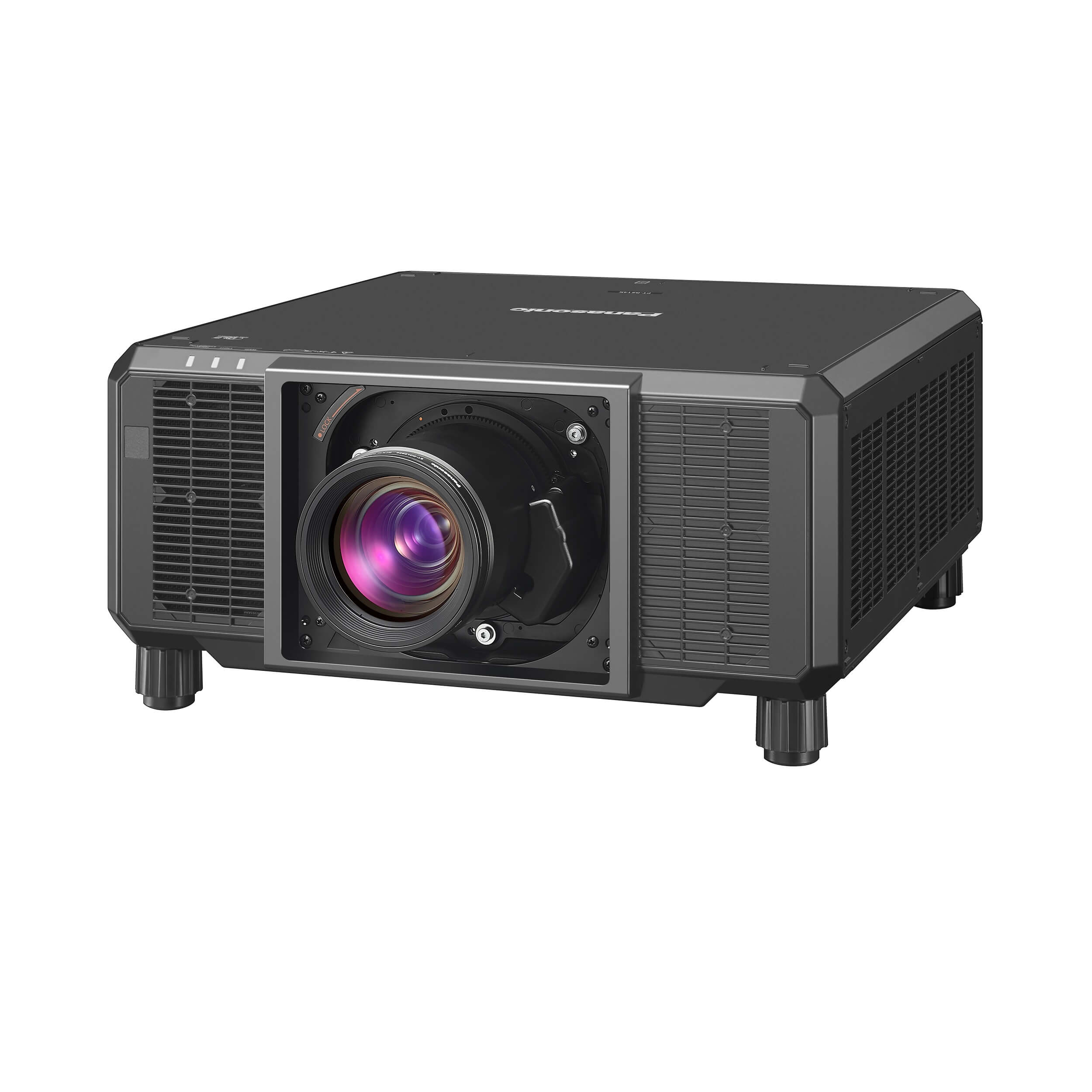 Panasonic PT-RZ14KU - 3-Chip DLP WUXGA Laser Projector, angle