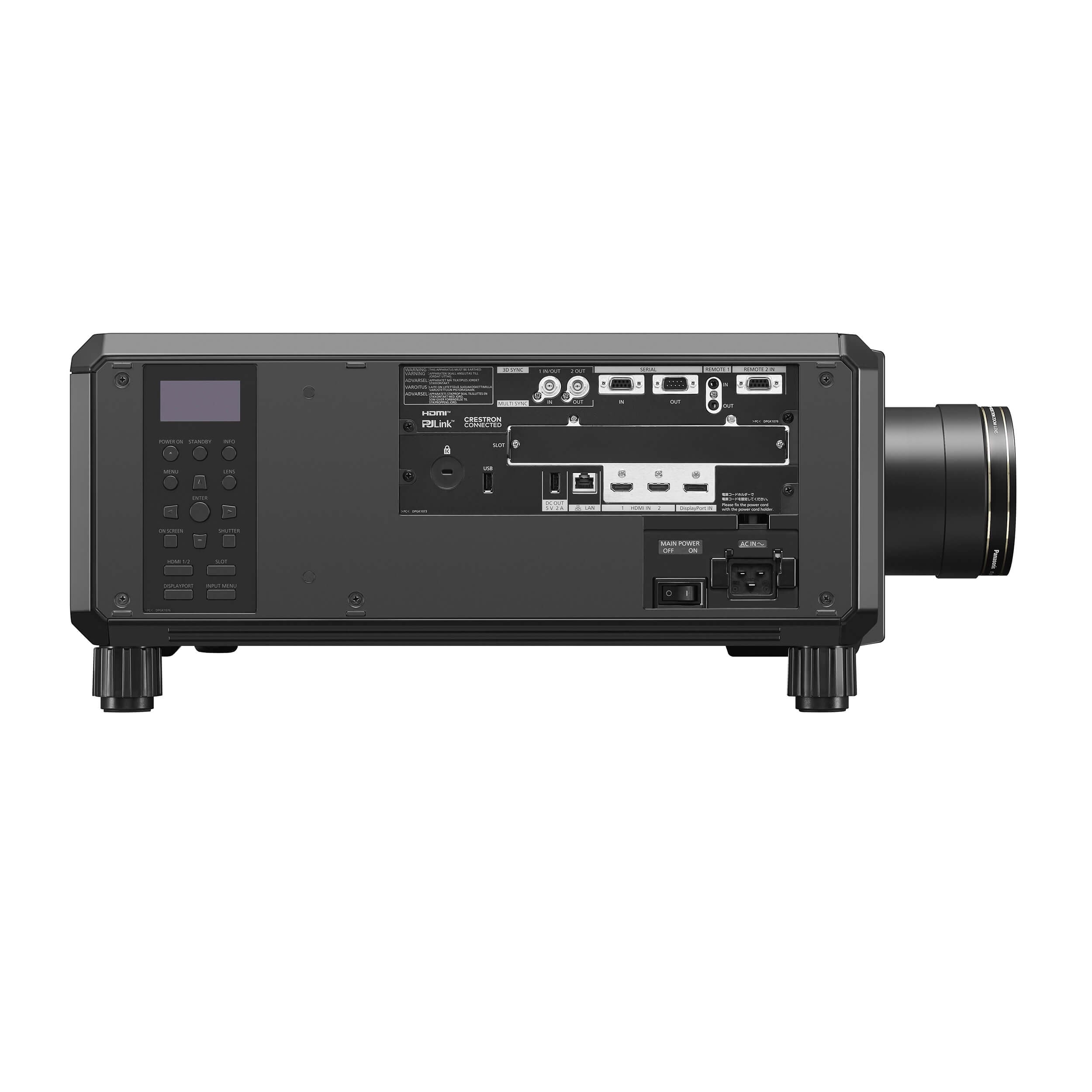 Panasonic PT-RZ14KU - 3-Chip DLP WUXGA Laser Projector, side