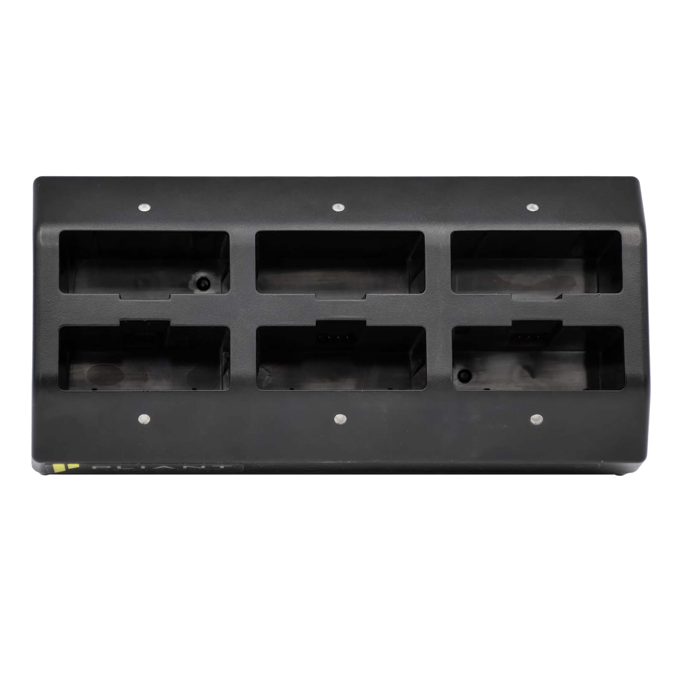 Pliant Technologies PBT-6BAY-01 - 6-Bay Battery Charger, top
