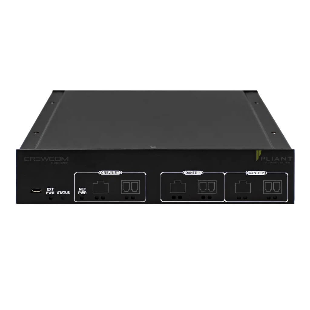 Pliant Technologies CXD-32F - CrewCom Digital Audio Network Interface, front