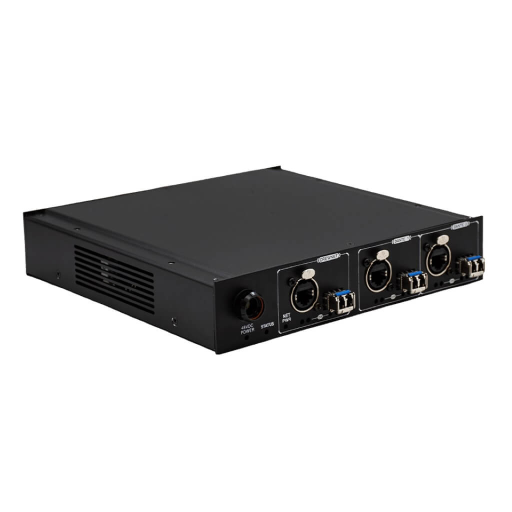 Pliant Technologies CXD-32F - CrewCom Digital Audio Network Interface, rear angle