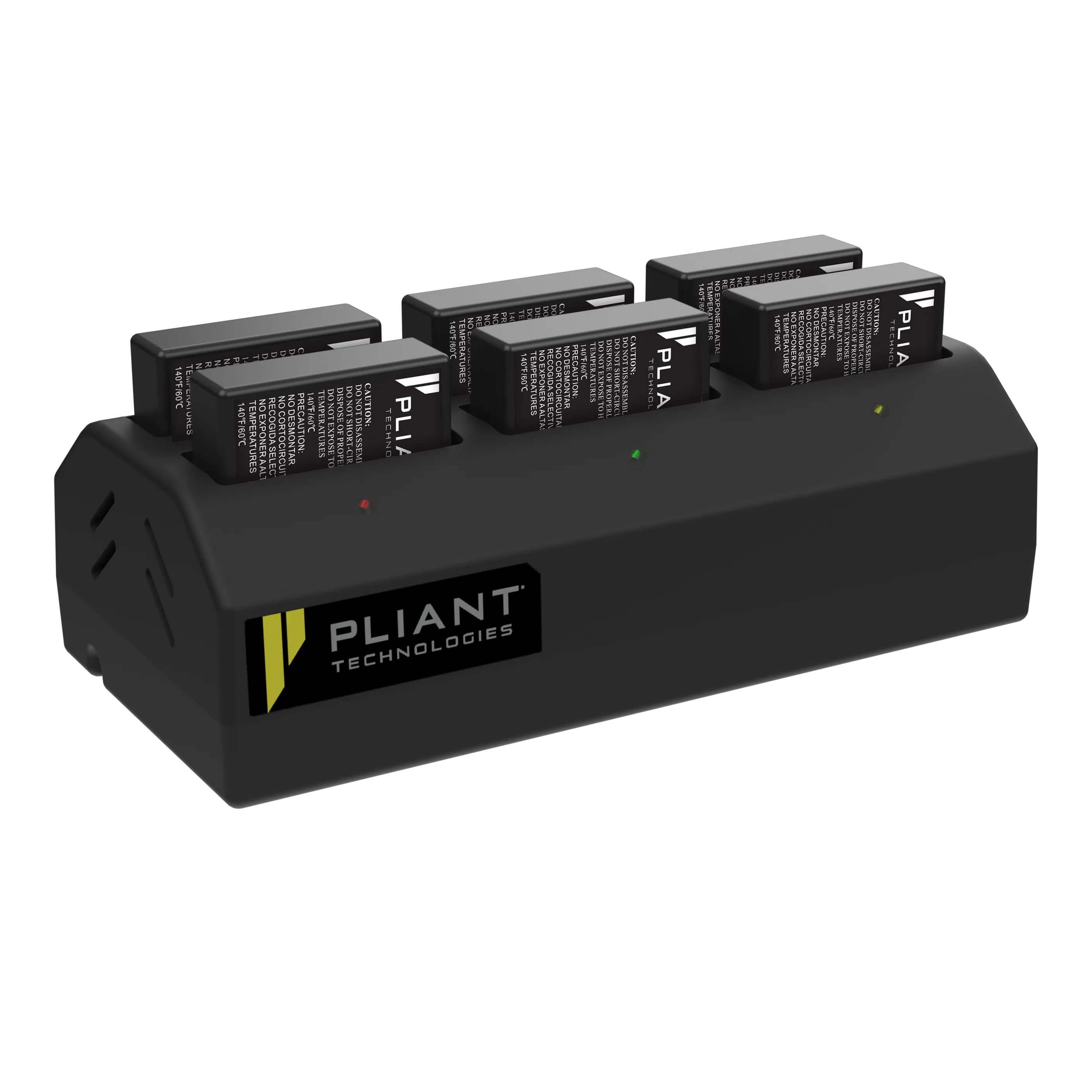Pliant Technologies PBT-6BAY-01 - 6-Bay Battery Charger, batteries not included