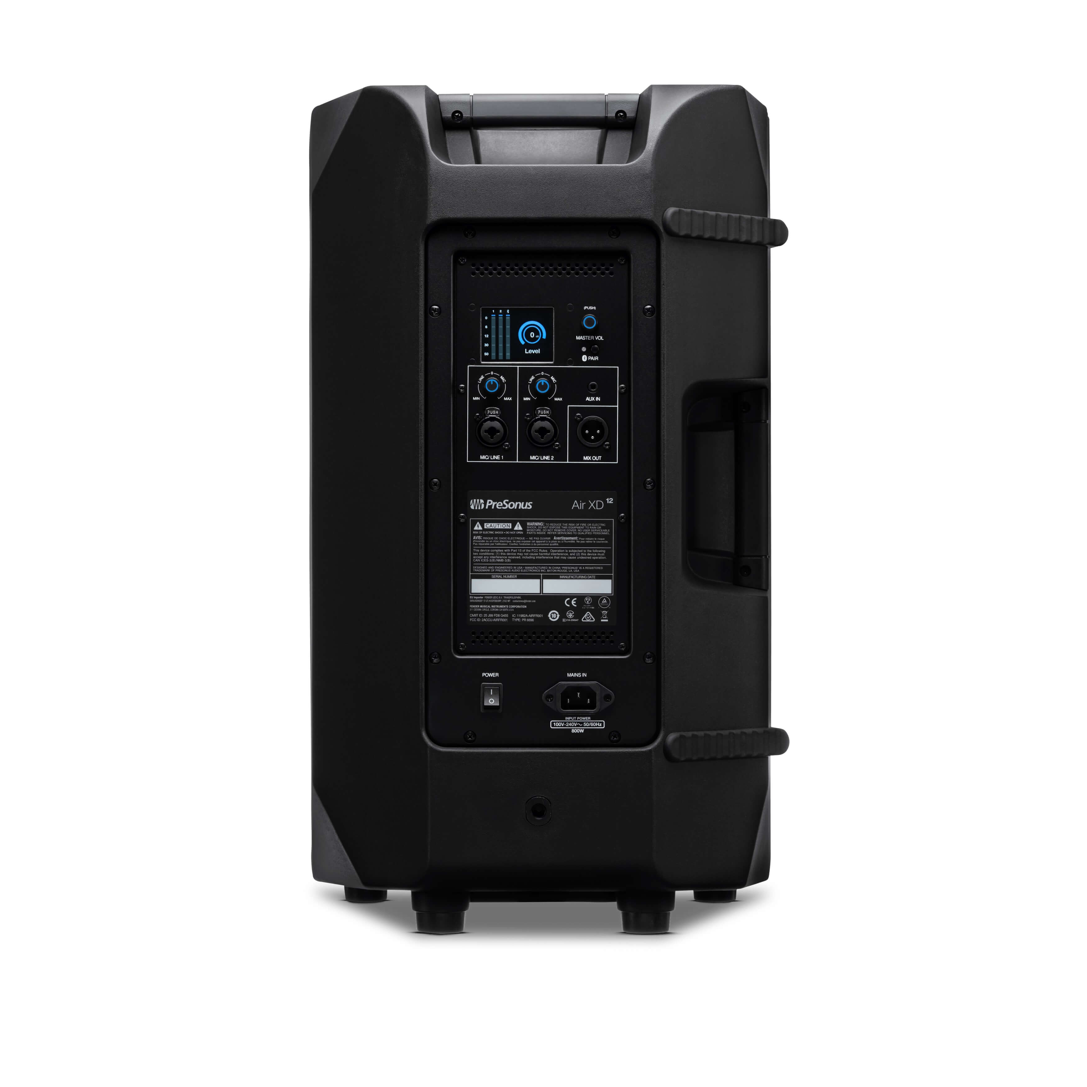 PreSonus Air XD 12 - 12" 2-Way Extended Definition Active Loudspeaker, rear