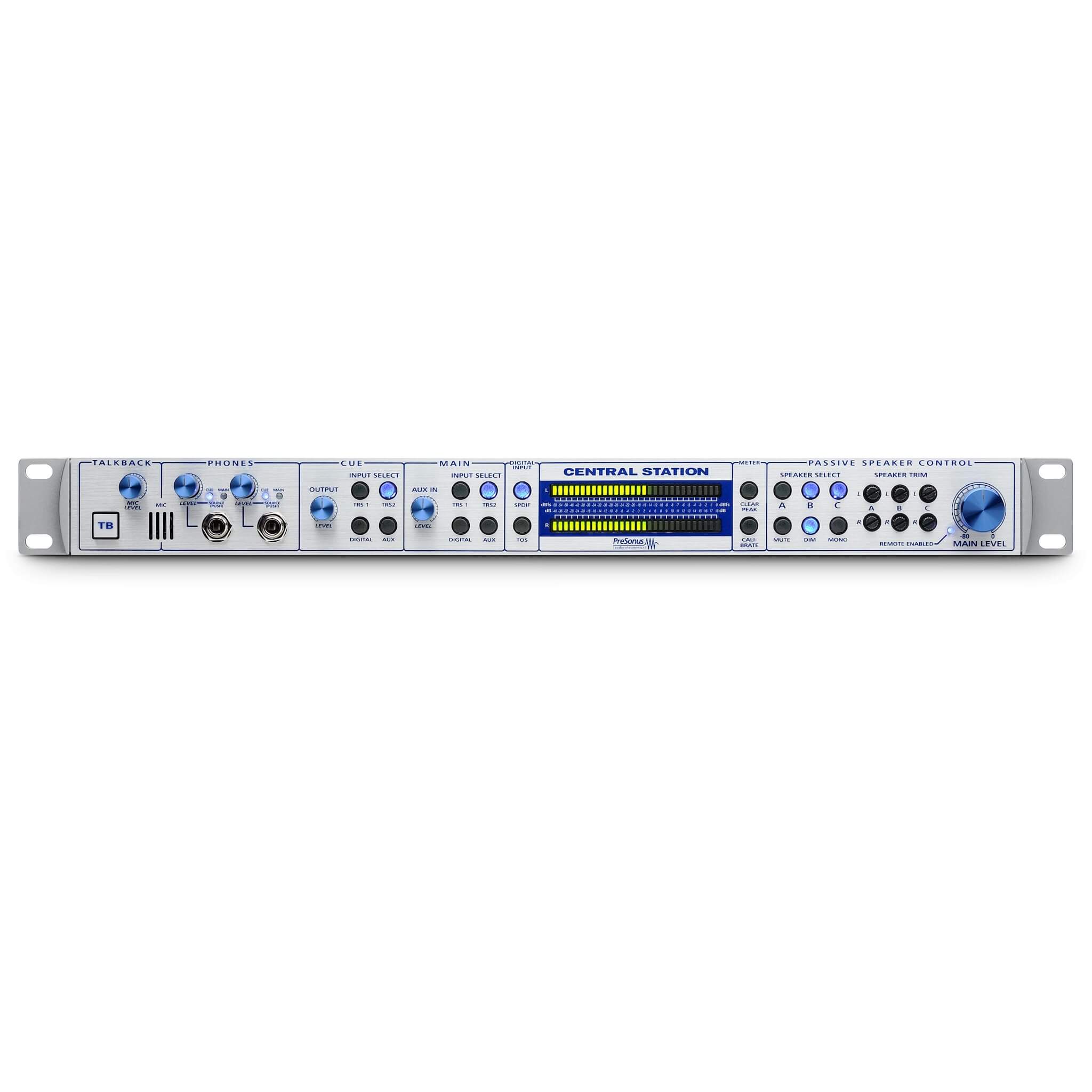 PreSonus Central Station PLUS - Studio Control Center, front