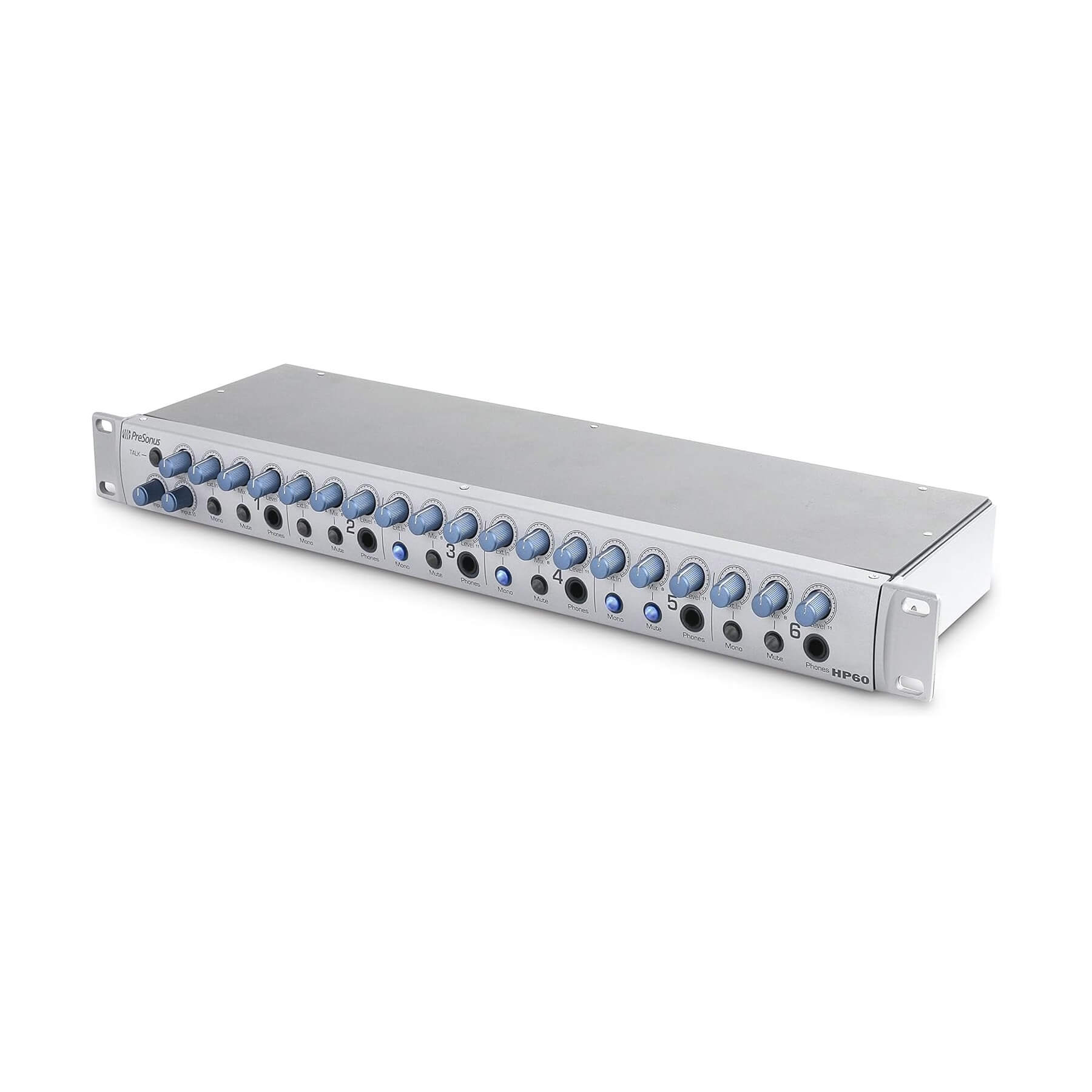 PreSonus HP60 - 6-Channel Headphone Mixing System, angle