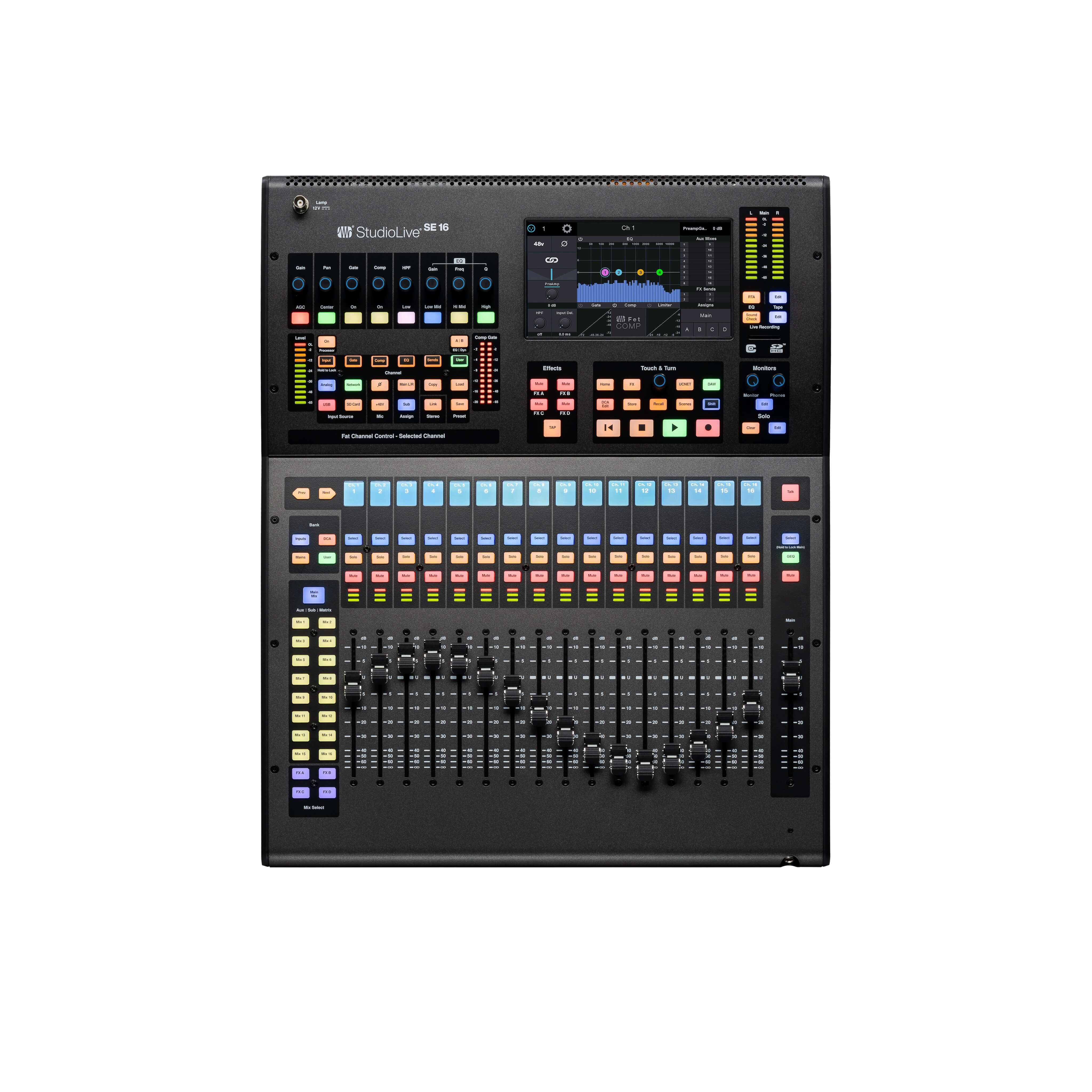 PreSonus StudioLive Series III SE 16 Digital Console Mixer, top