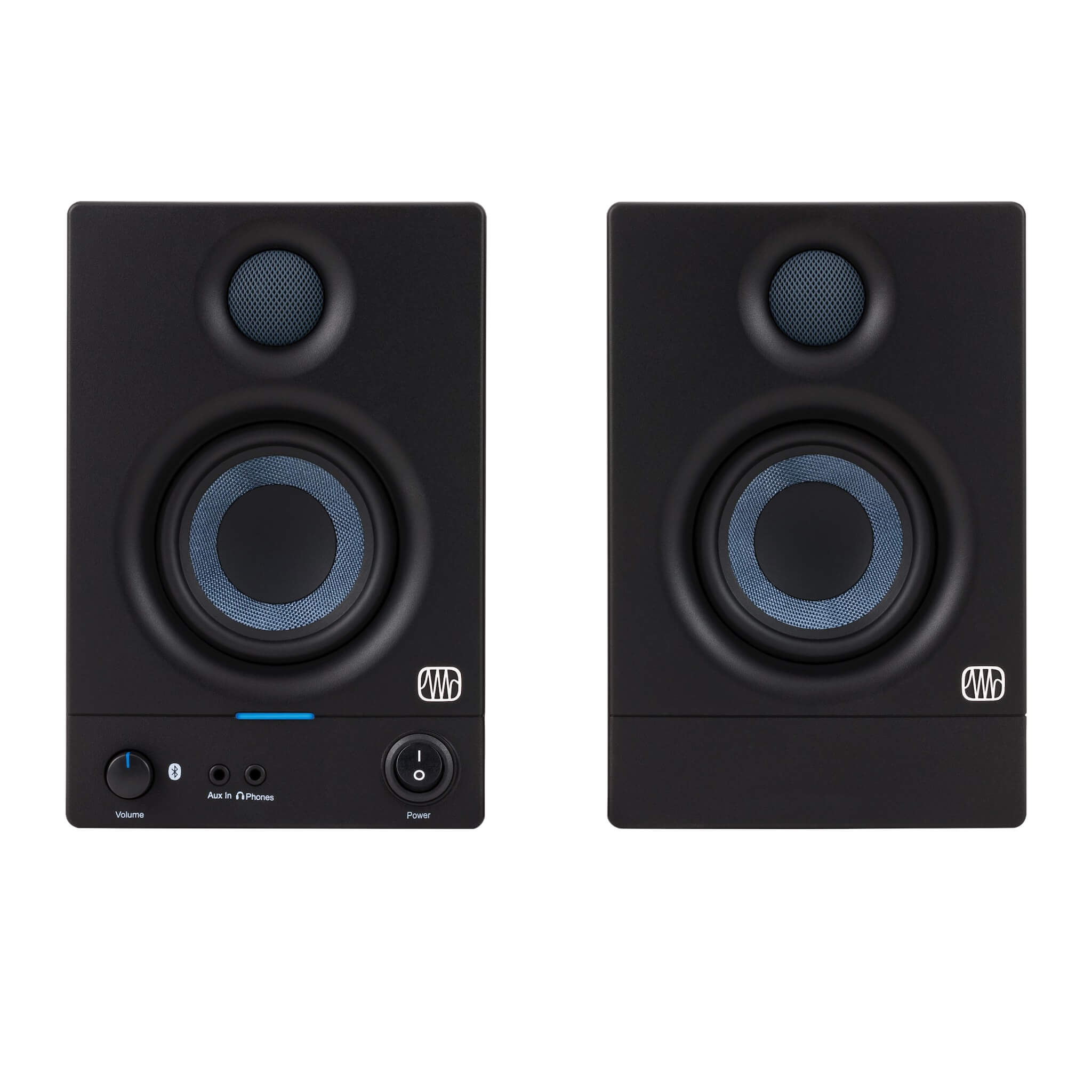 PreSonus Eris 3.5BT - 3.5-inch Bluetooth Media Reference Monitors, front