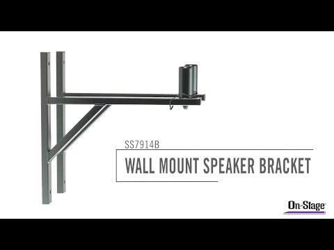 On-Stage SS7914B - Wall-Mount Speaker Bracket, YouTube video