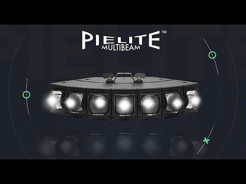 Mega-Lite Pielite Multibeam - 7x RGBW LED Pixel Beam Lighting Fixture, YouTube video