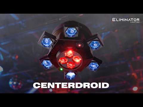Eliminator Lighting CenterDroid - RGBW LED + Laser Effects Fixture