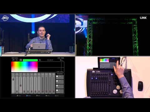 ADJ LINK - 4 Universe DMX Hardware Lighting Controller, tutorial vidfeo