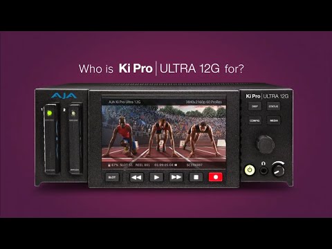 AJA Ki Pro Ultra 12G - 12G-SDI 4K/UHD/HD Recorder and Player, YouTube video